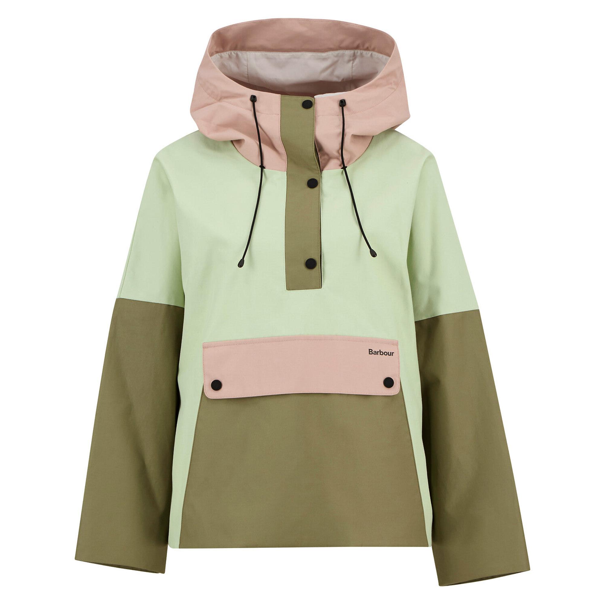 Product image 1 of 6 of Barbour Women's Bedafell Showerproof Jacket - Spring Green/Gardenia/Bleached Olive