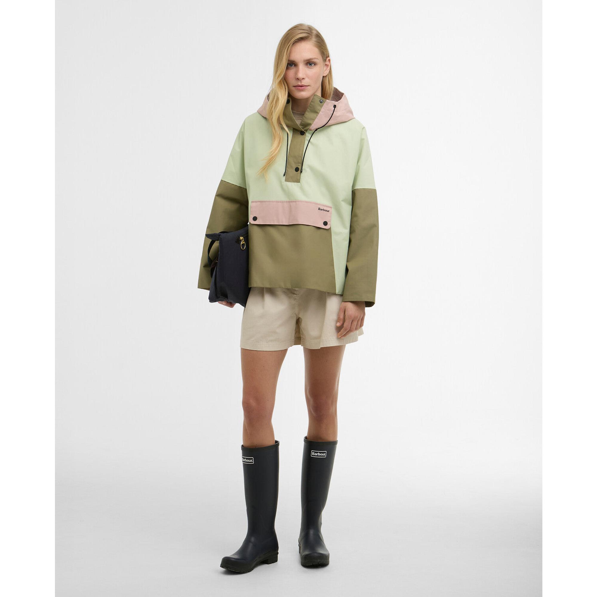 Product image 3 of 6 of Barbour Women's Bedafell Showerproof Jacket - Spring Green/Gardenia/Bleached Olive