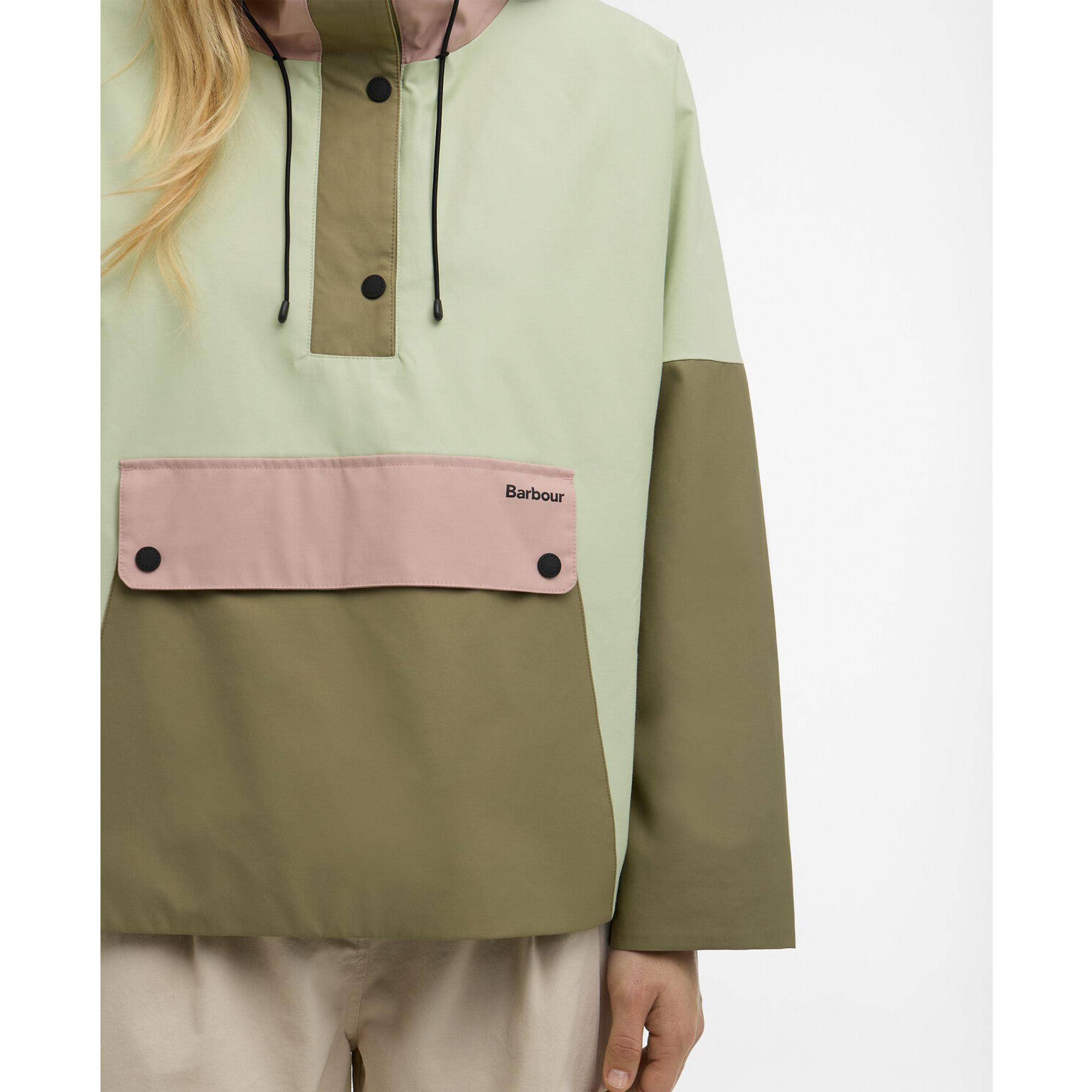 Product image 5 of 6 of Barbour Women's Bedafell Showerproof Jacket - Spring Green/Gardenia/Bleached Olive