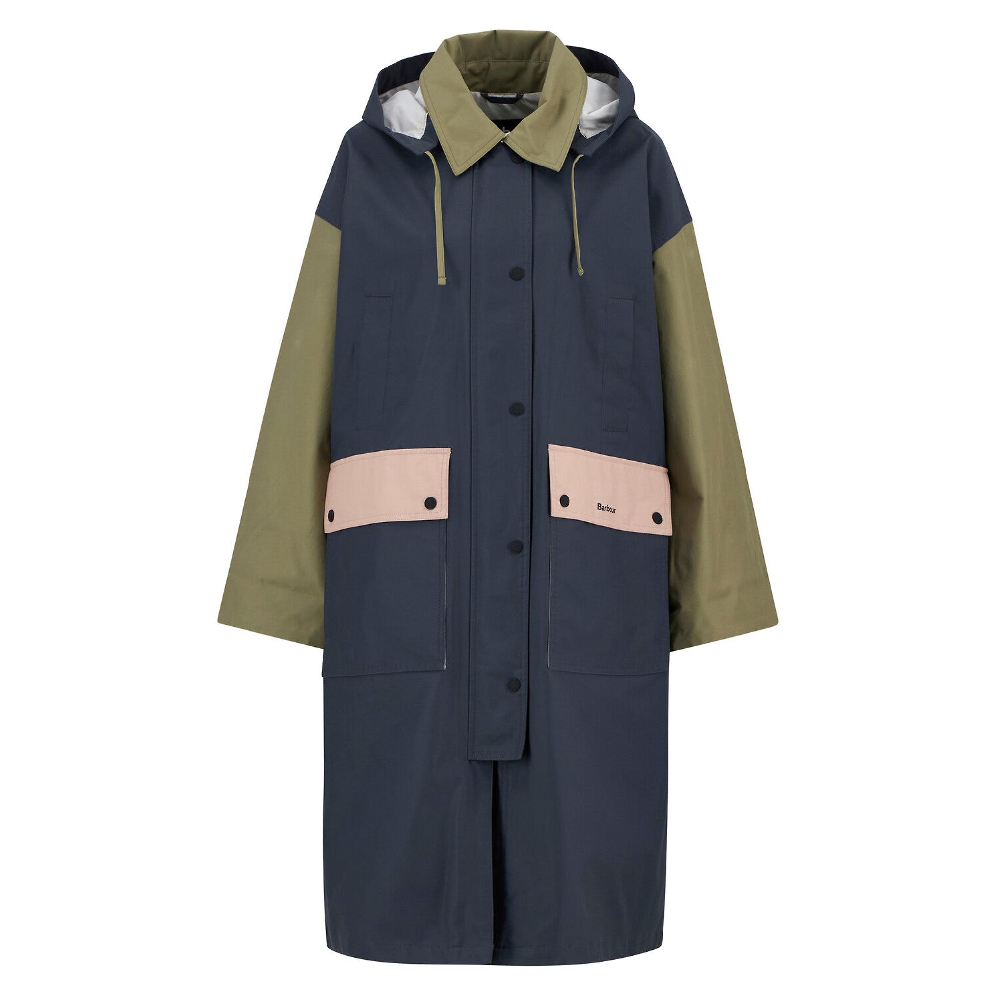 Product image 1 of 8 of Barbour Women's Blearigg Showerproof Jacket - Dusk Grey/Gardenia/Bleached Olive/Lilac Ash