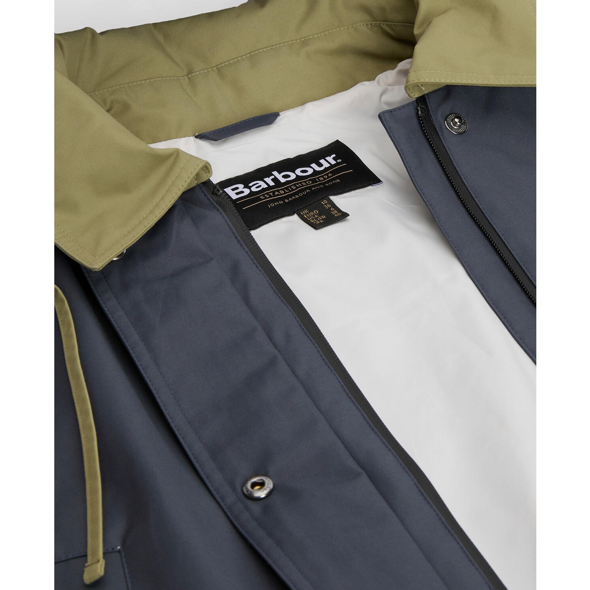 Product image 8 of 8 of Barbour Women's Blearigg Showerproof Jacket - Dusk Grey/Gardenia/Bleached Olive/Lilac Ash