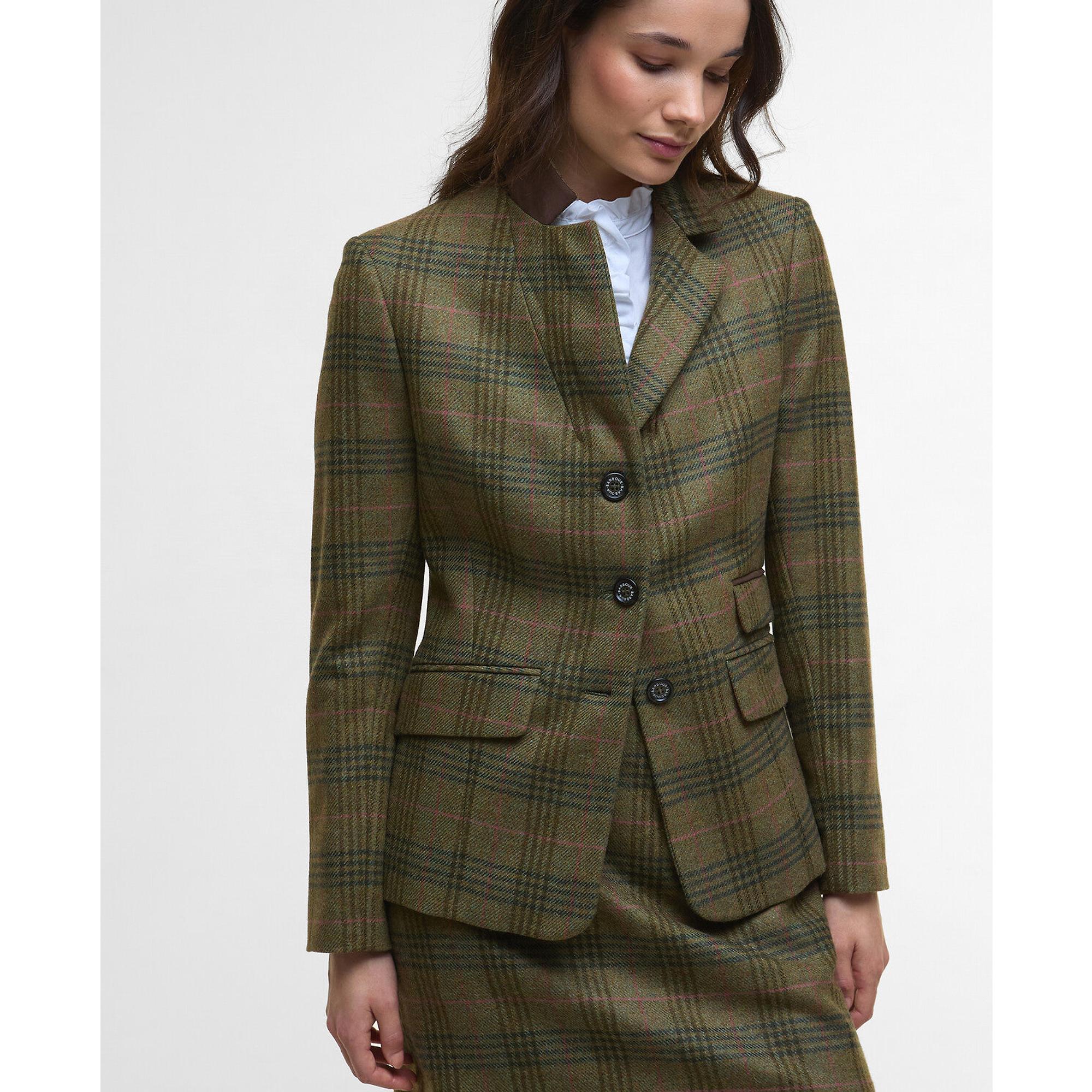 Product image 5 of 7 of Barbour Women's Carlby Tailored Jacket - Arabesque/Brown