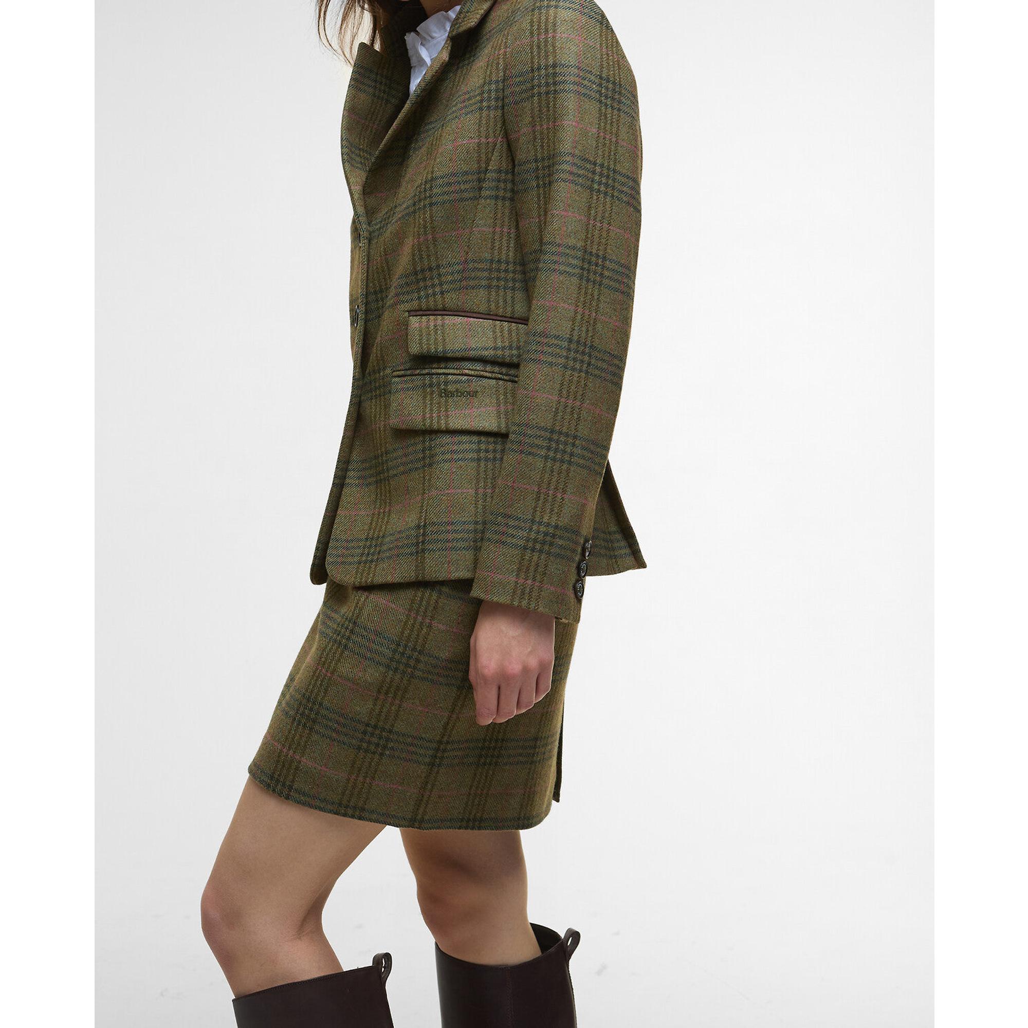 Product image 6 of 7 of Barbour Women's Carlby Tailored Jacket - Arabesque/Brown