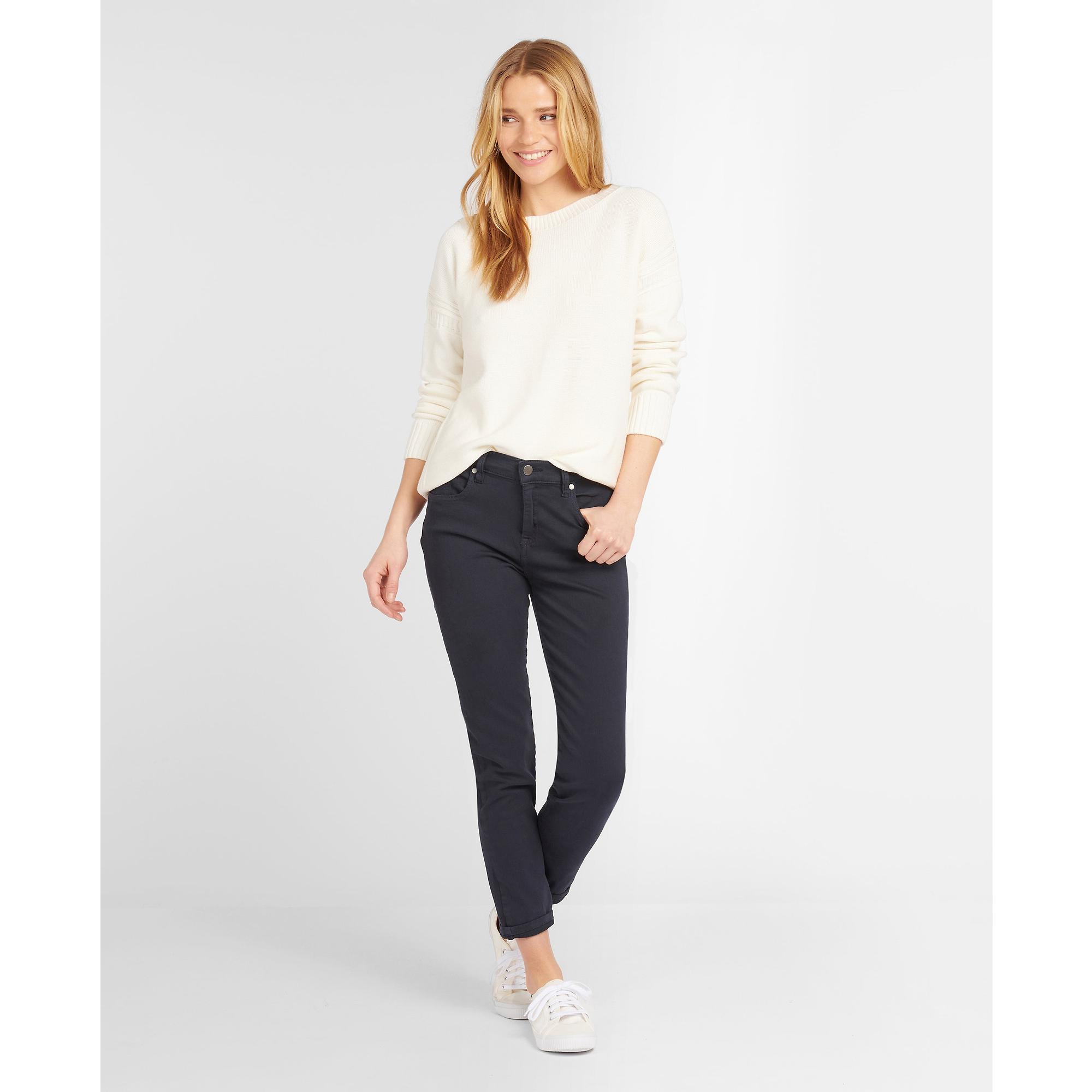 Product image 2 of 7 of Barbour Women's Essential Slim Trousers - Navy