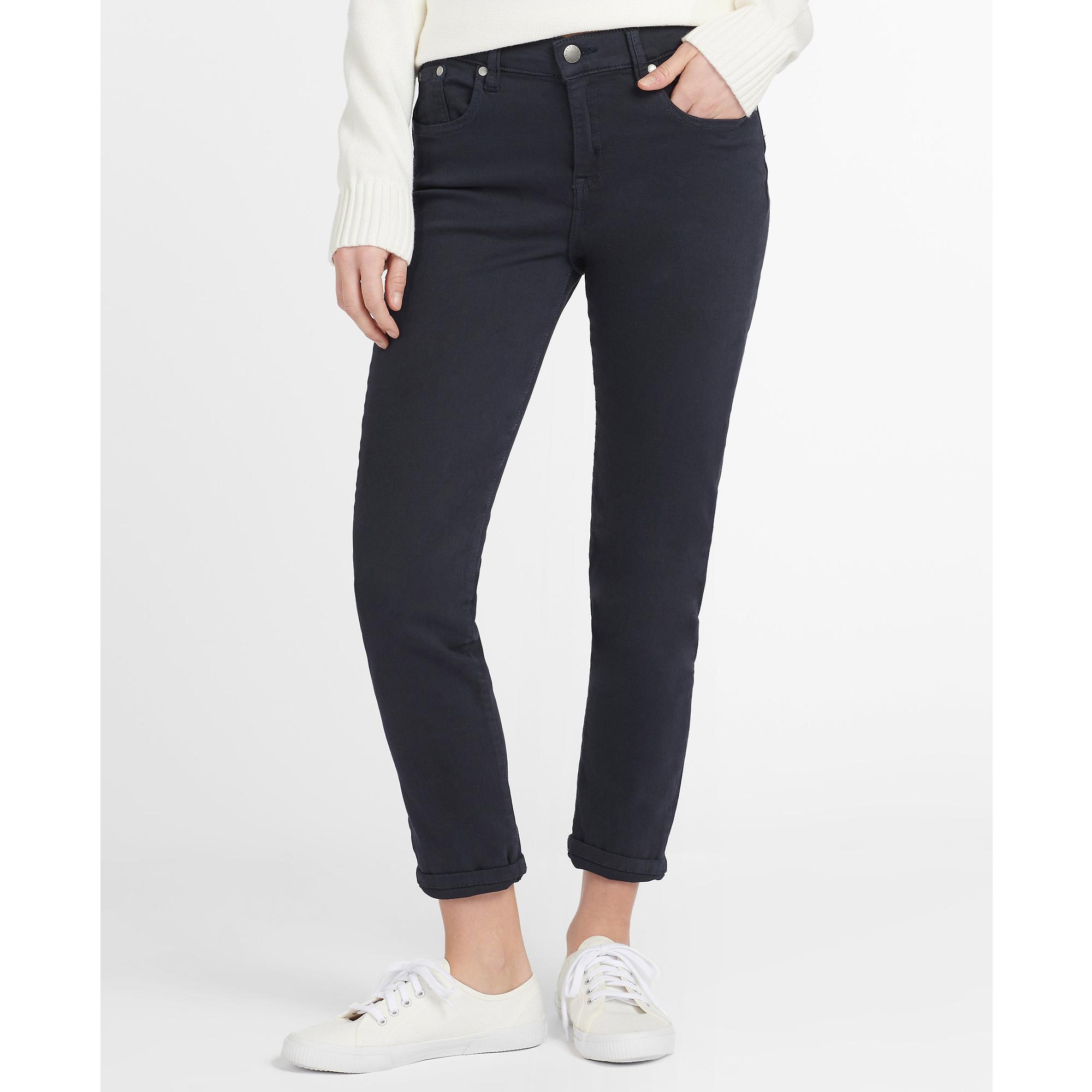 Product image 3 of 7 of Barbour Women's Essential Slim Trousers - Navy