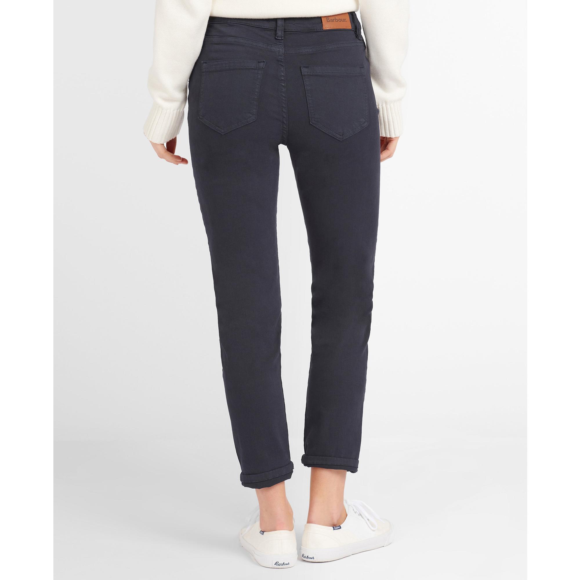Product image 4 of 7 of Barbour Women's Essential Slim Trousers - Navy