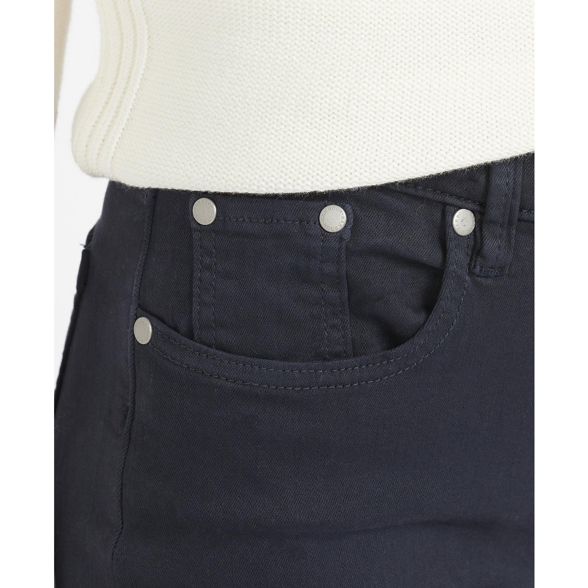Product image 6 of 7 of Barbour Women's Essential Slim Trousers - Navy