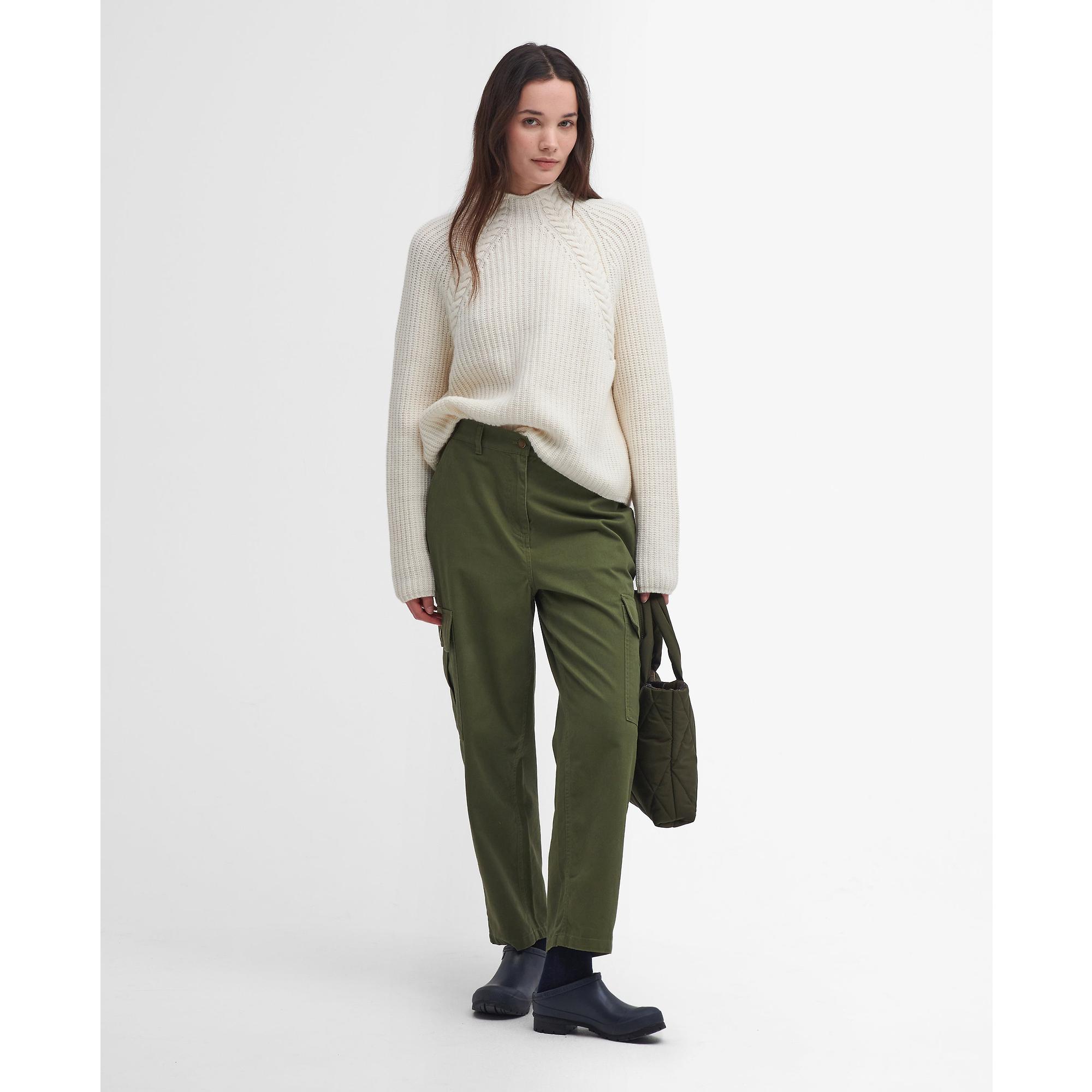 Product image 2 of 5 of Barbour Women's Elisha Cargo Trousers - Dark Moss
