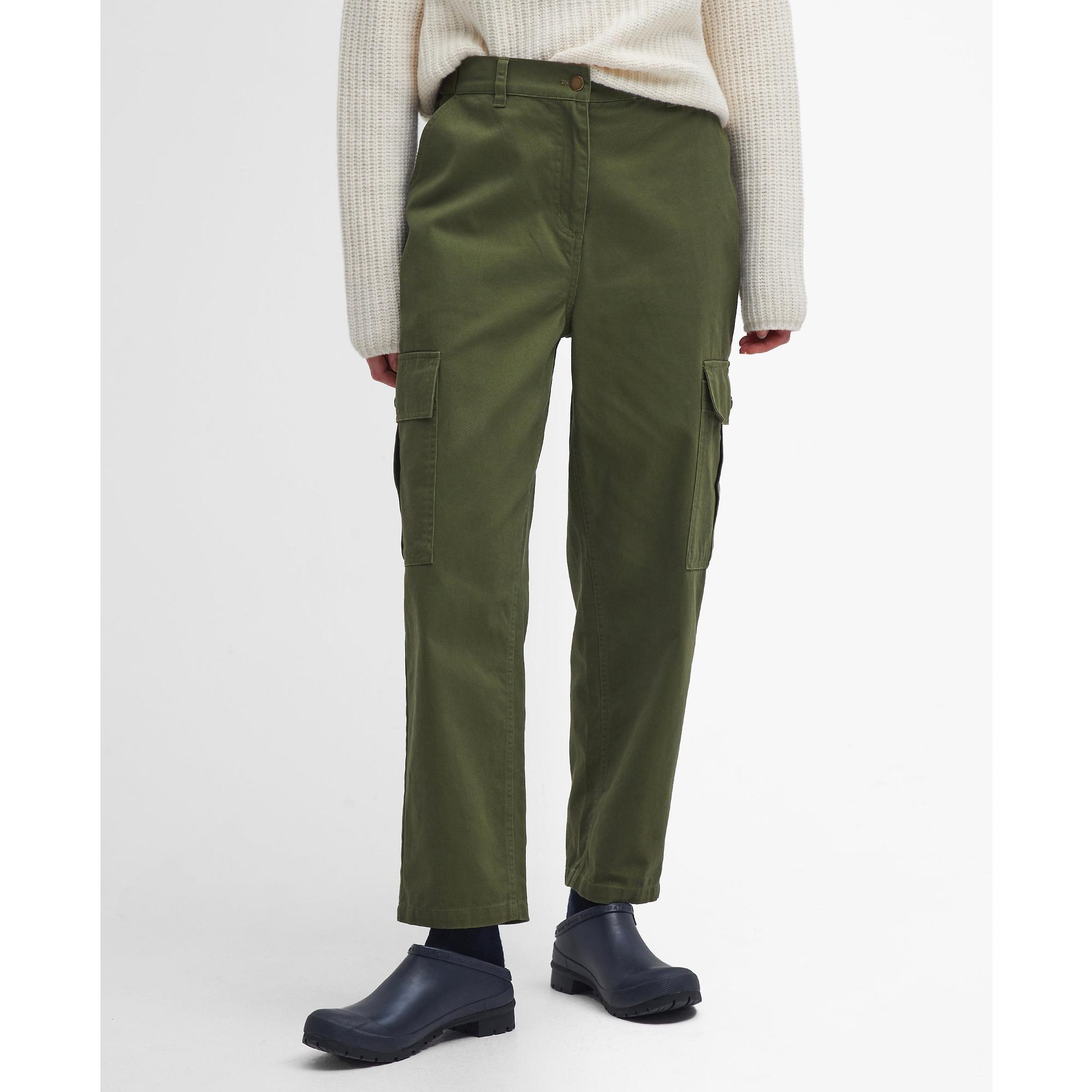 Product image 4 of 5 of Barbour Women's Elisha Cargo Trousers - Dark Moss