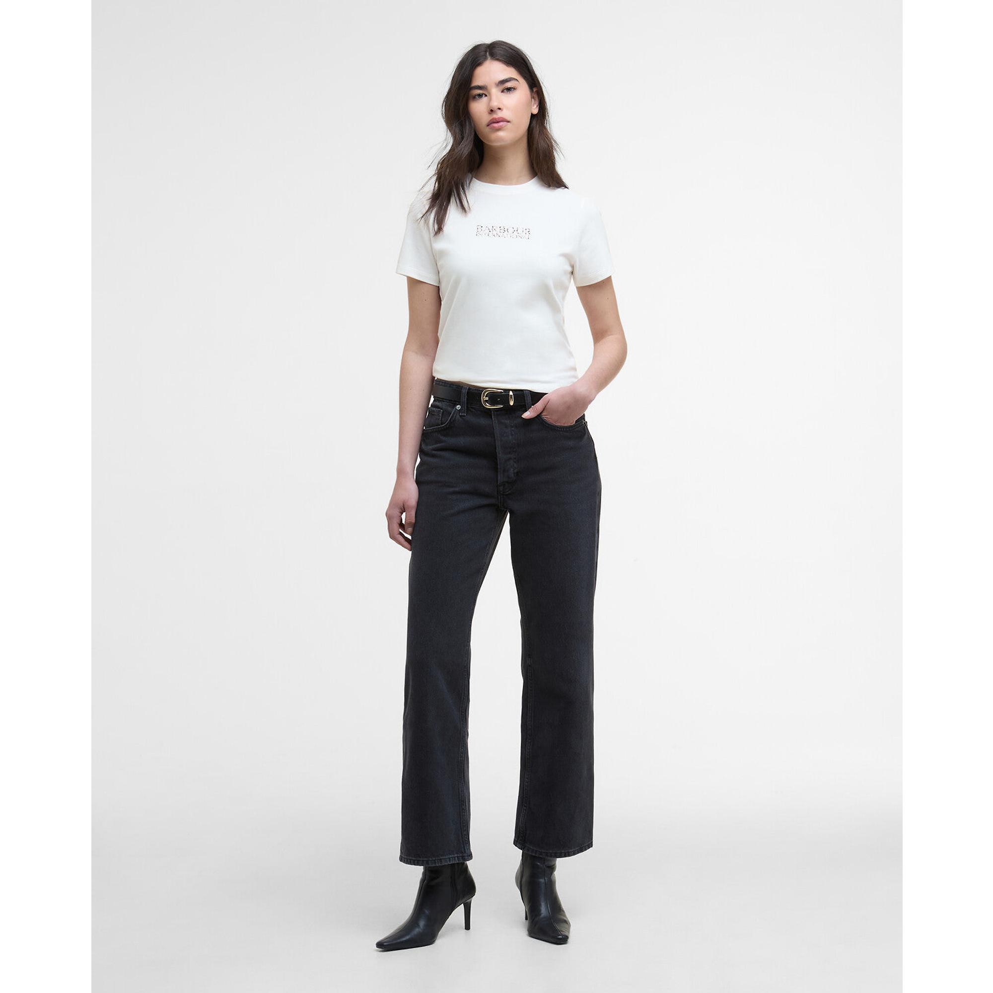 Product image 3 of 5 of Barbour International Women's Harley T-Shirt - Off White