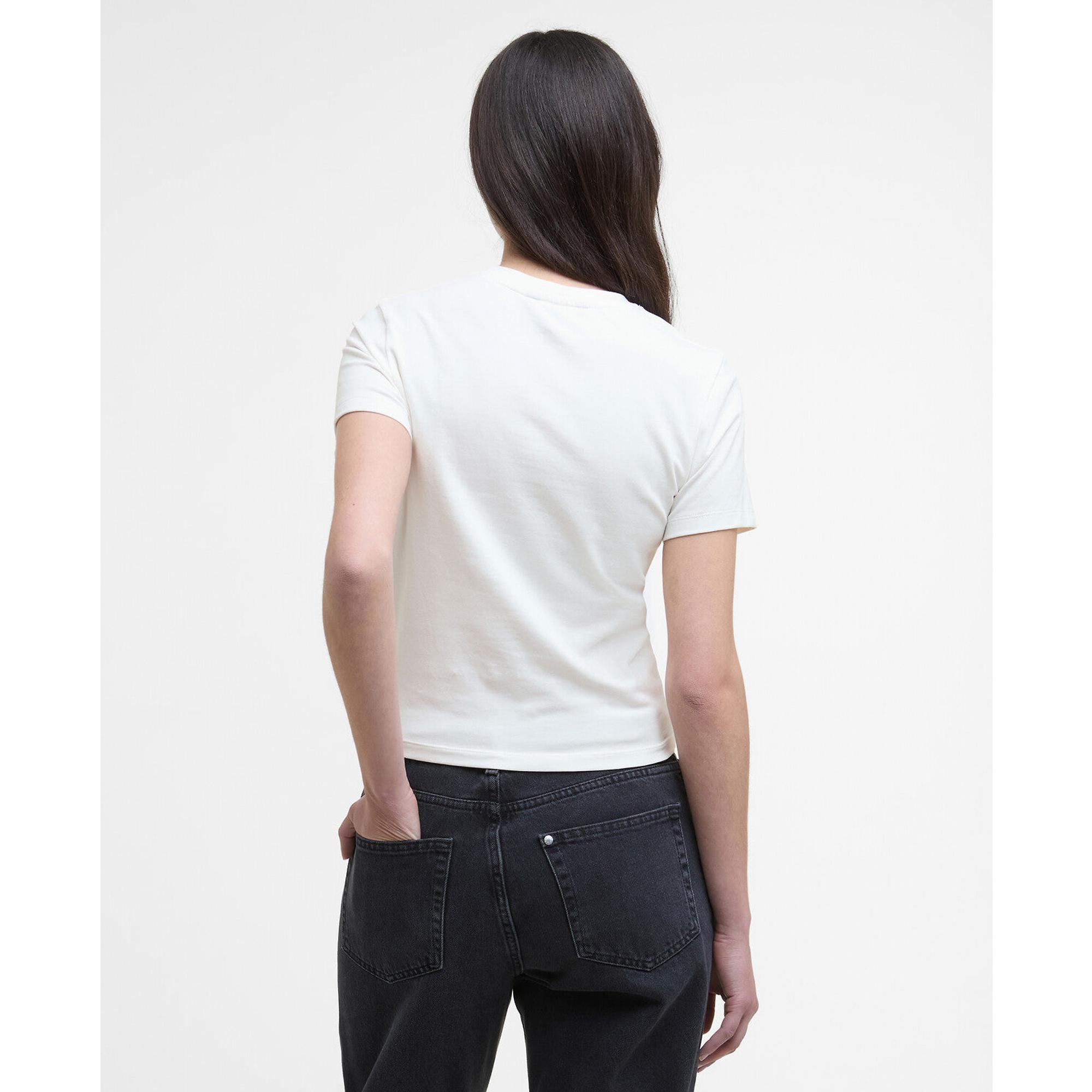Product image 4 of 5 of Barbour International Women's Harley T-Shirt - Off White