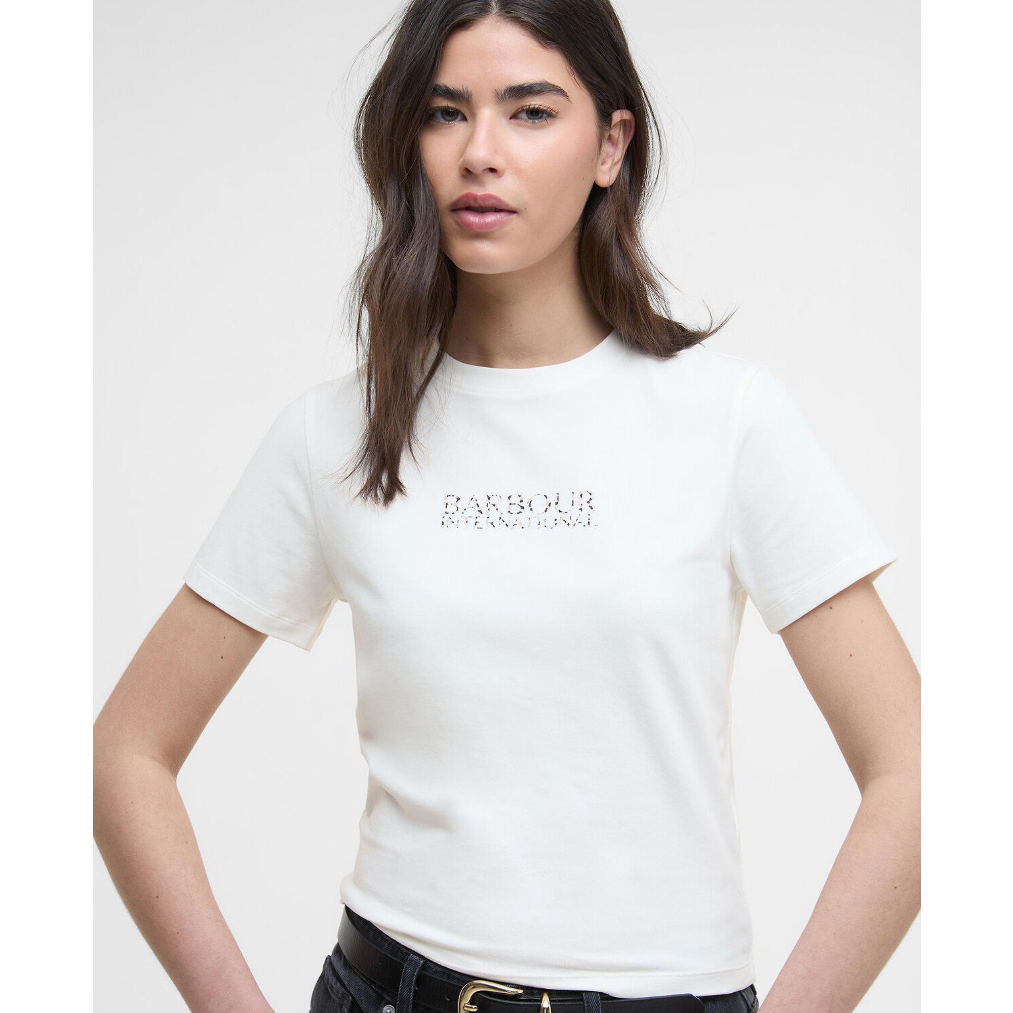 Product image 5 of 5 of Barbour International Women's Harley T-Shirt - Off White