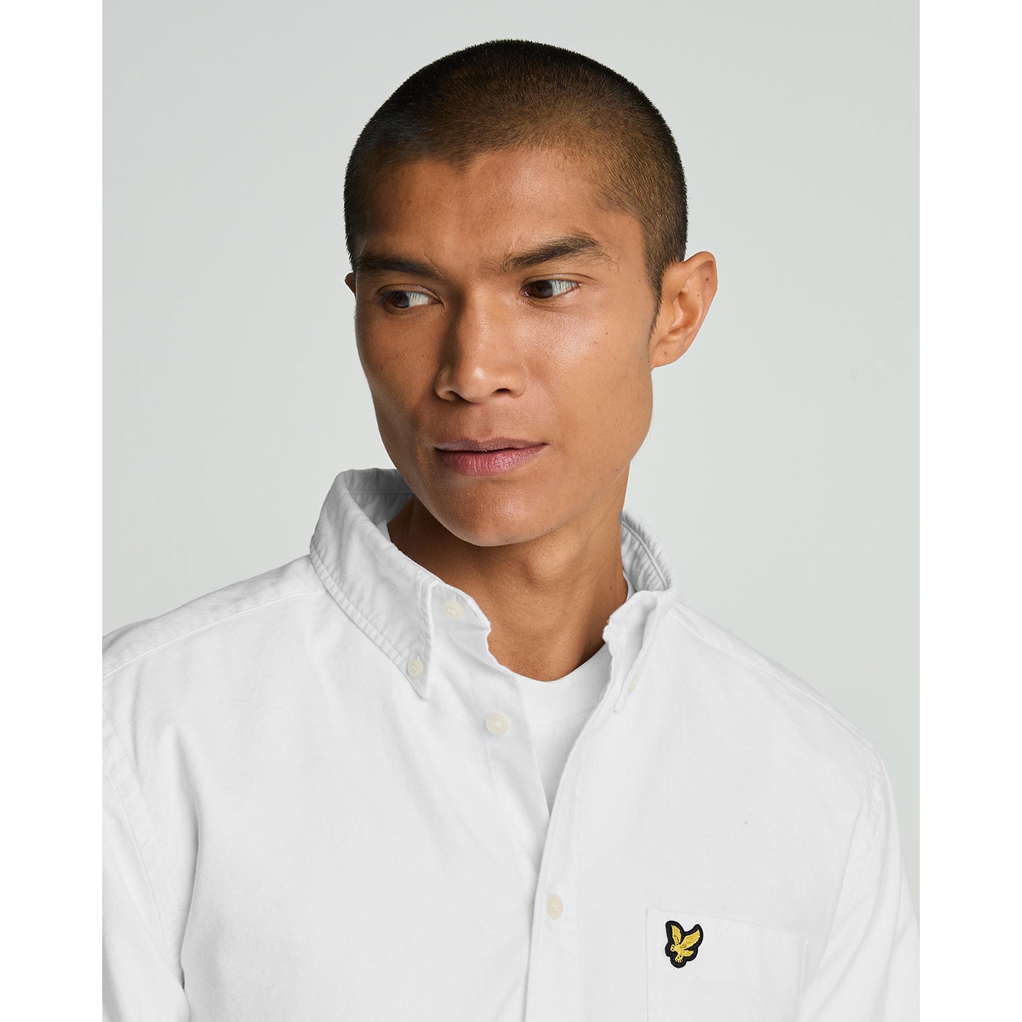 Product image 4 of 5 of Lyle & Scott Men's Plain Oxford Shirt - White