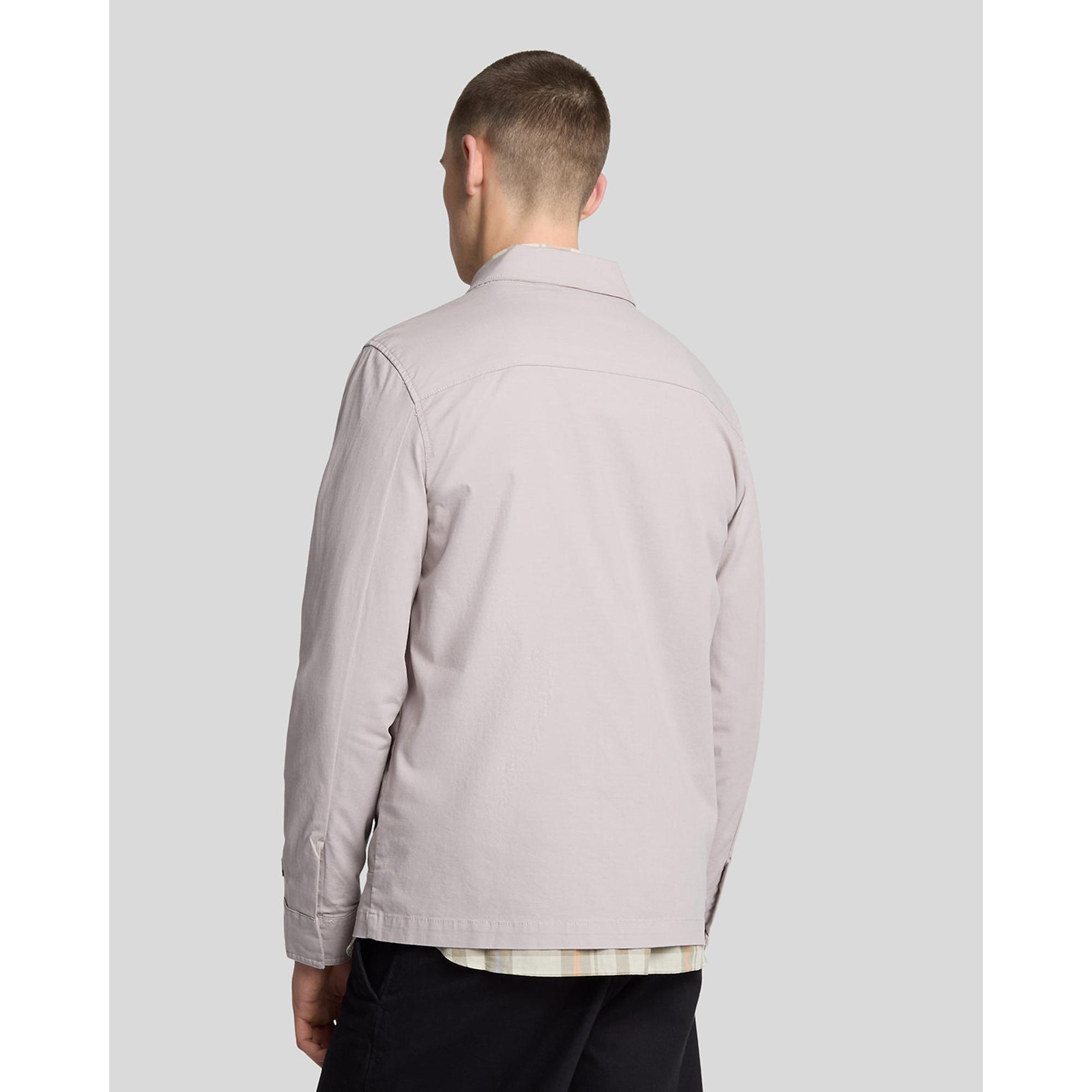Product image 4 of 5 of Lyle & Scott Men's Ripstop Overshirt - Pale Grey
