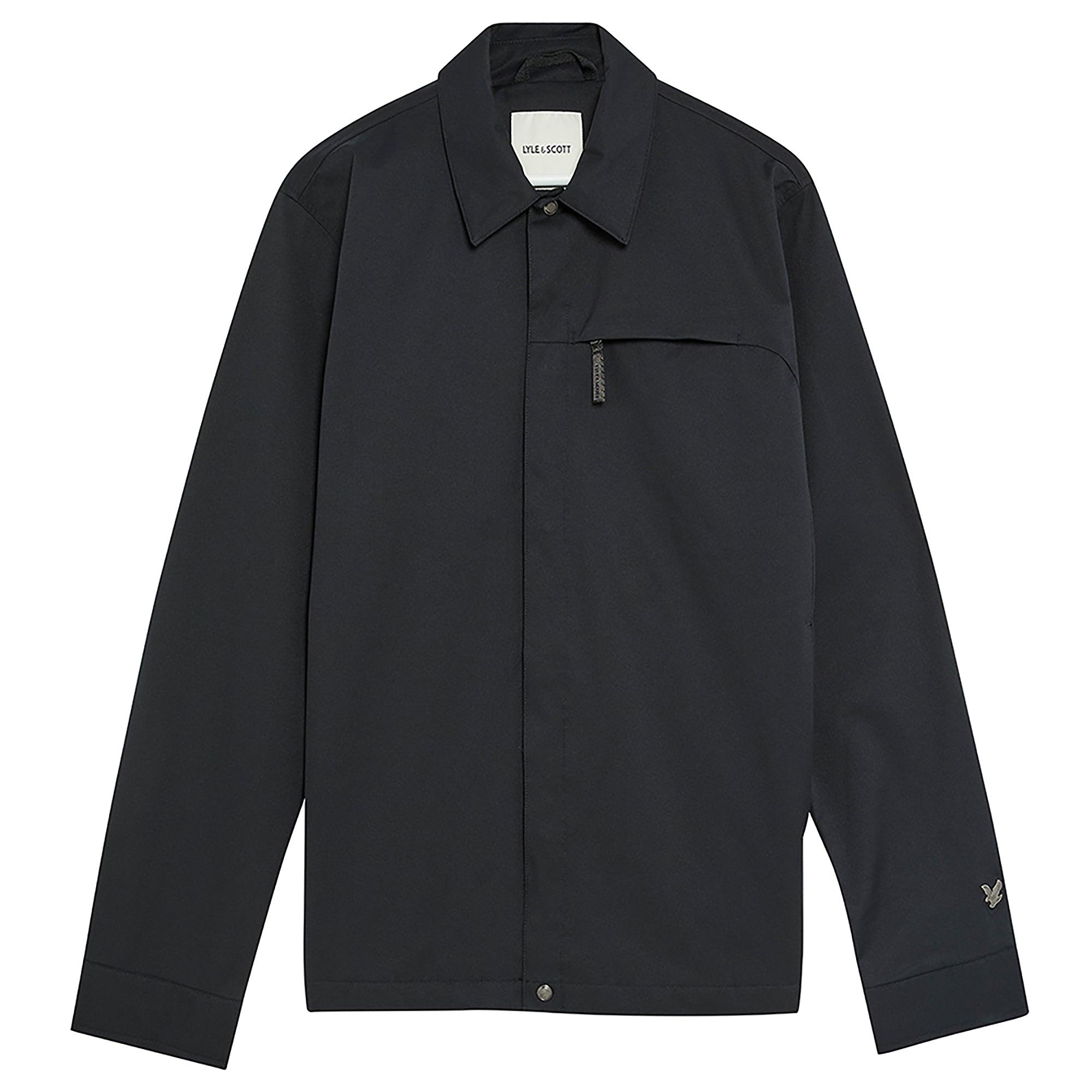 Product image 1 of 7 of Lyle & Scott Men's Technical Twill Overshirt - Lacquer