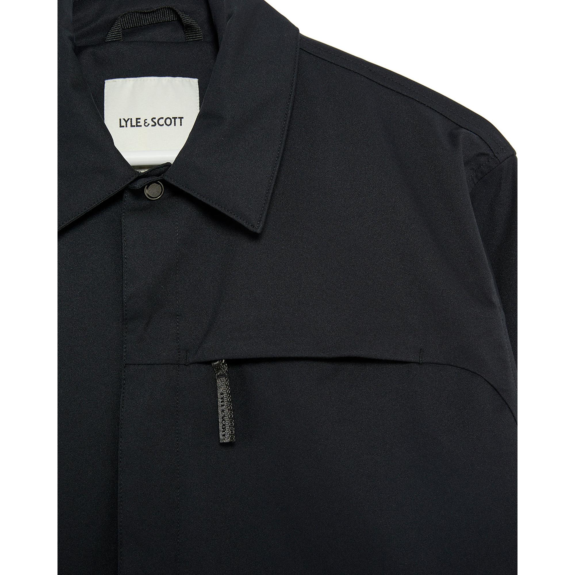 Product image 6 of 7 of Lyle & Scott Men's Technical Twill Overshirt - Lacquer