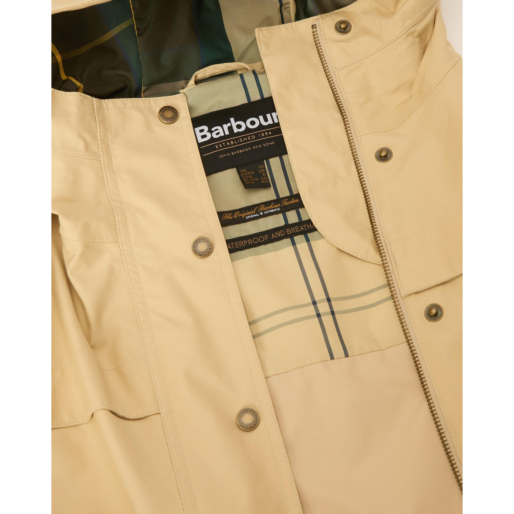 Product image 8 of 8 of Barbour Women's Baythorpe Waterproof Jacket - Safari/Ancient