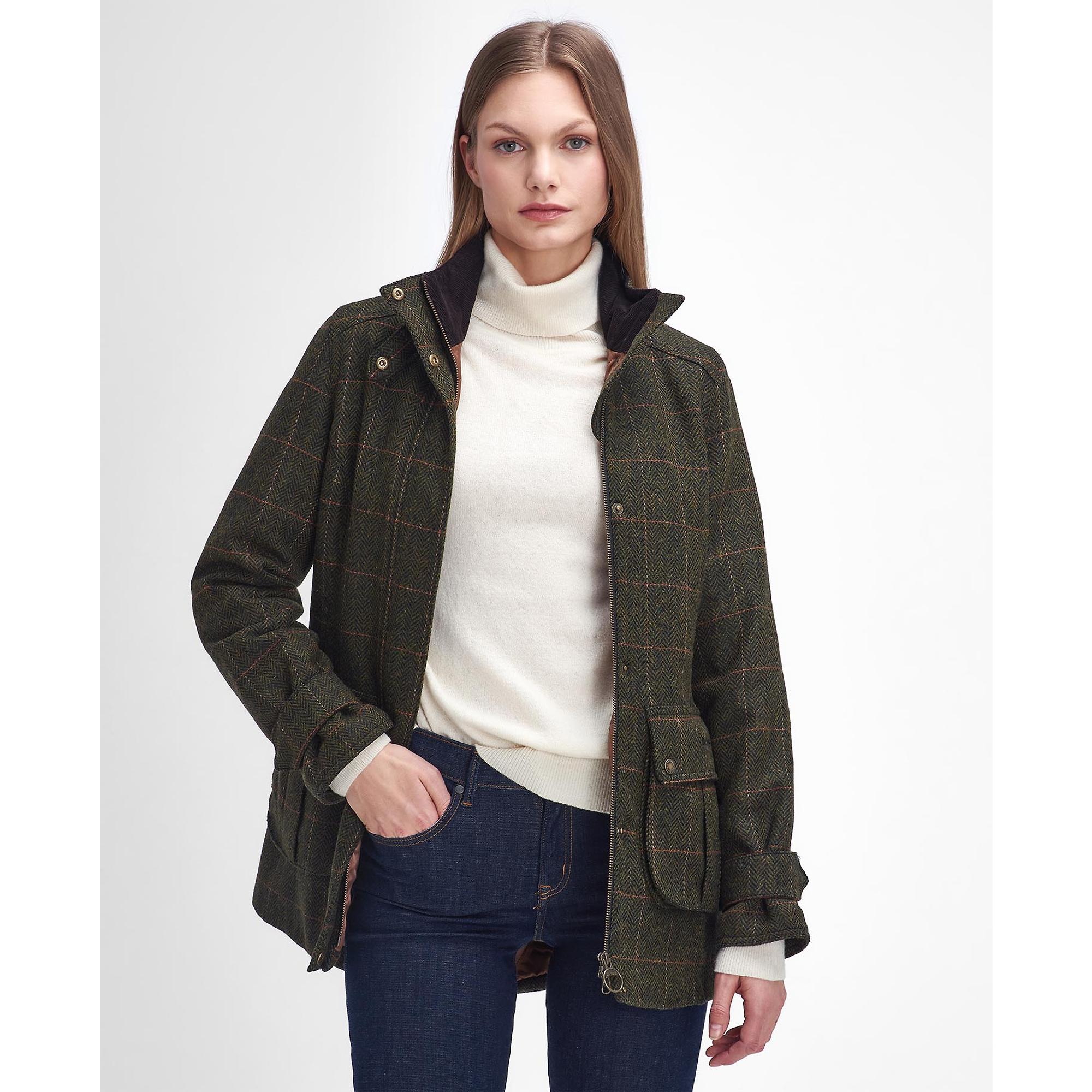 Product image 3 of 9 of Barbour Women's Fairfield Wool Jacket - Spiced Pumpkin