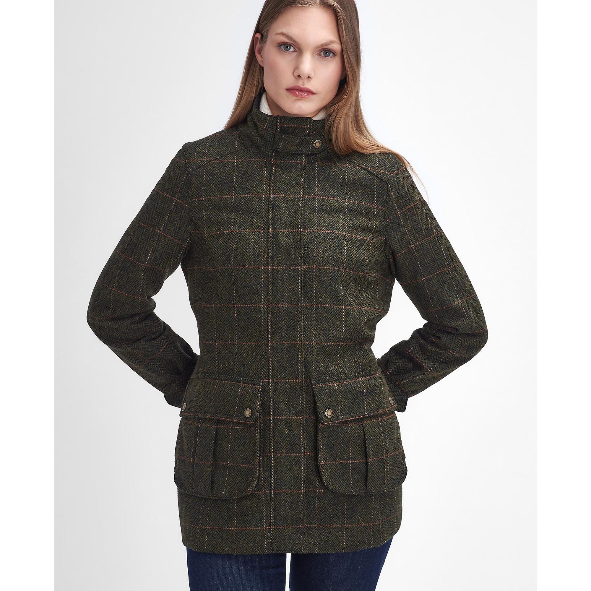 Product image 2 of 9 of Barbour Women's Fairfield Wool Jacket - Spiced Pumpkin