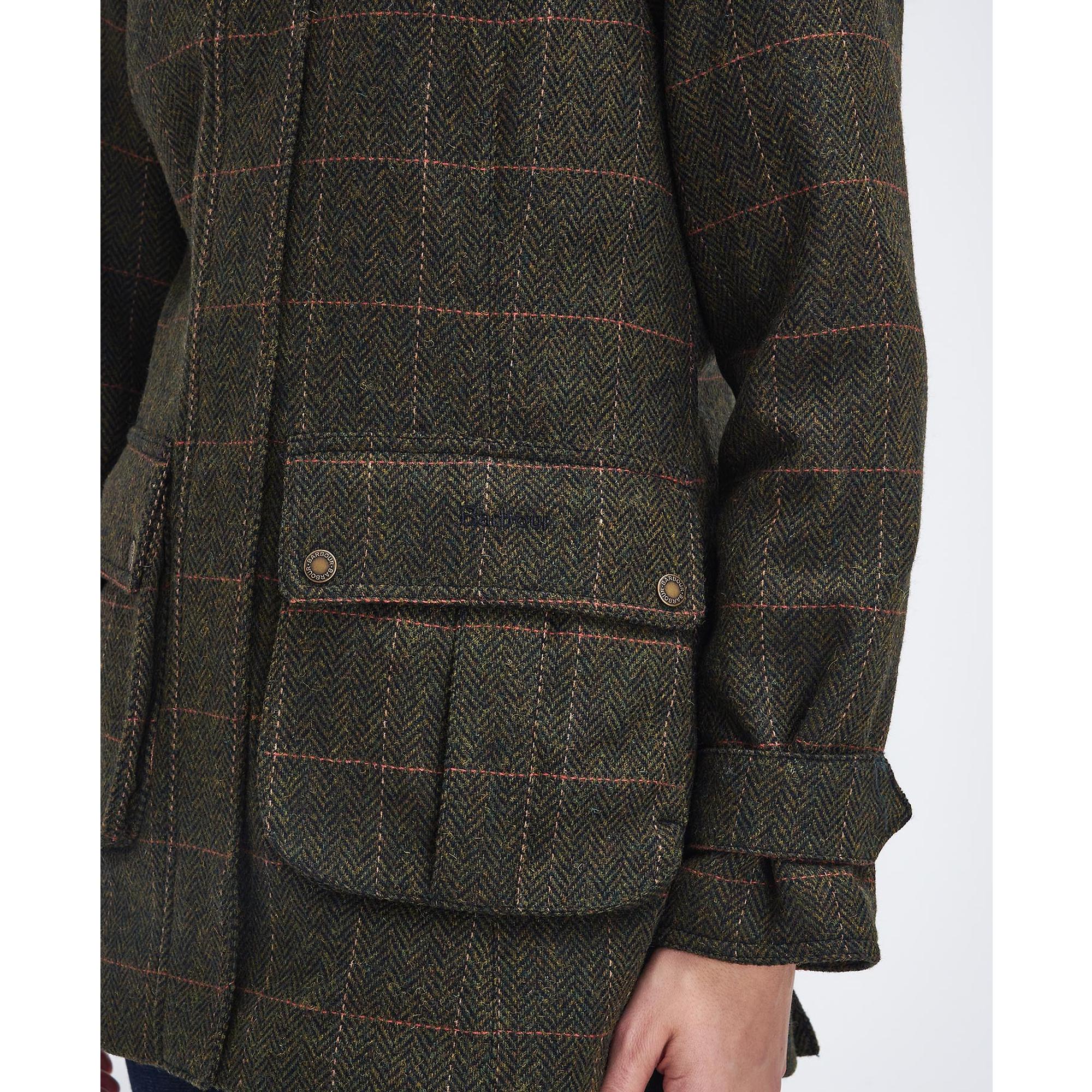 Product image 8 of 9 of Barbour Women's Fairfield Wool Jacket - Spiced Pumpkin