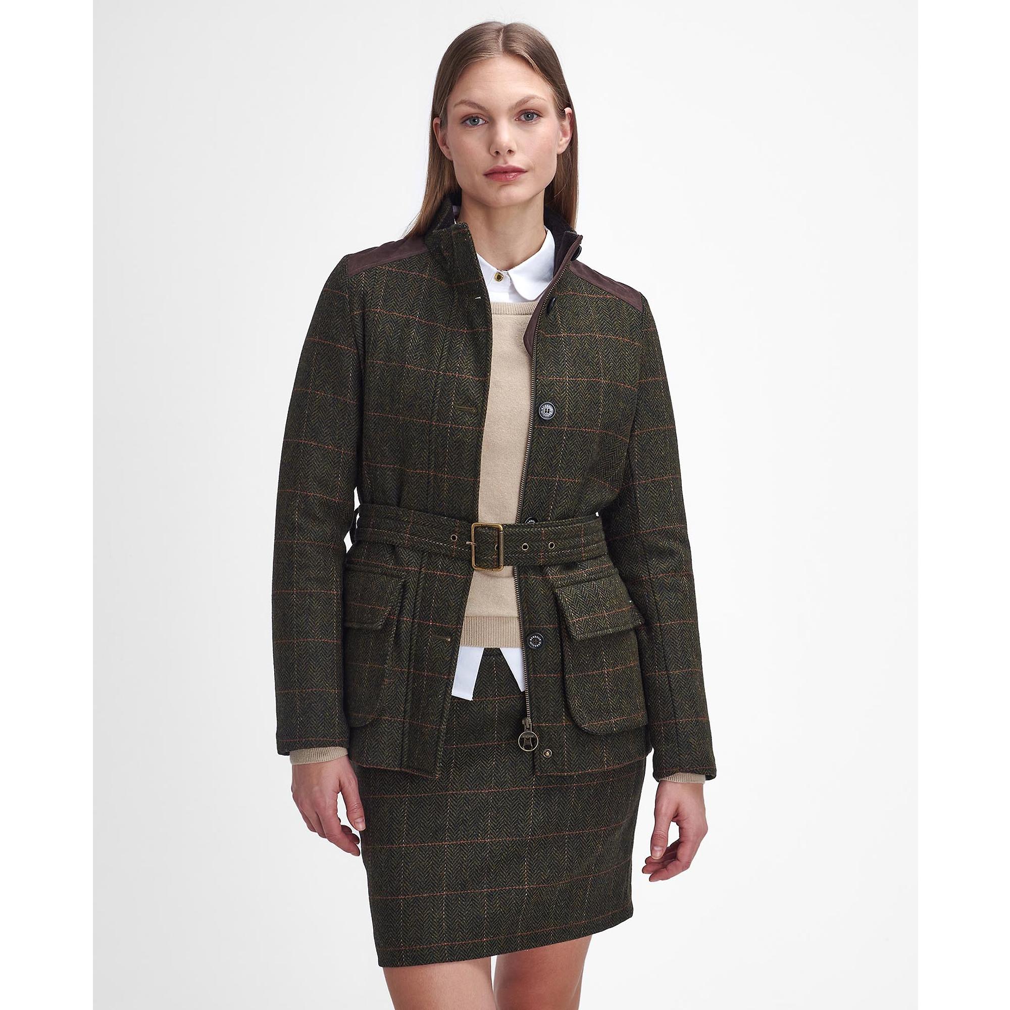 Product image 2 of 8 of Barbour Women's Hollie Wool Jacket - Spiced Pumpkin