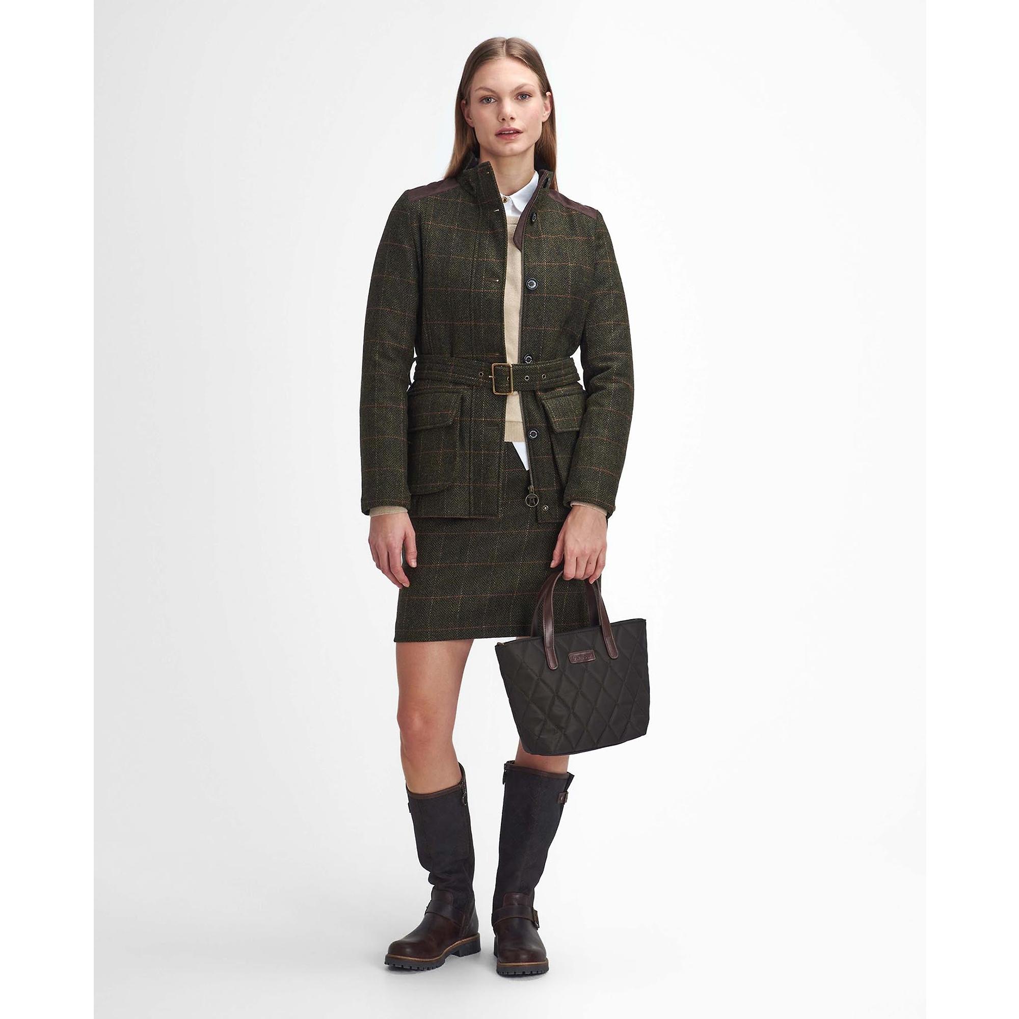 Product image 4 of 8 of Barbour Women's Hollie Wool Jacket - Spiced Pumpkin