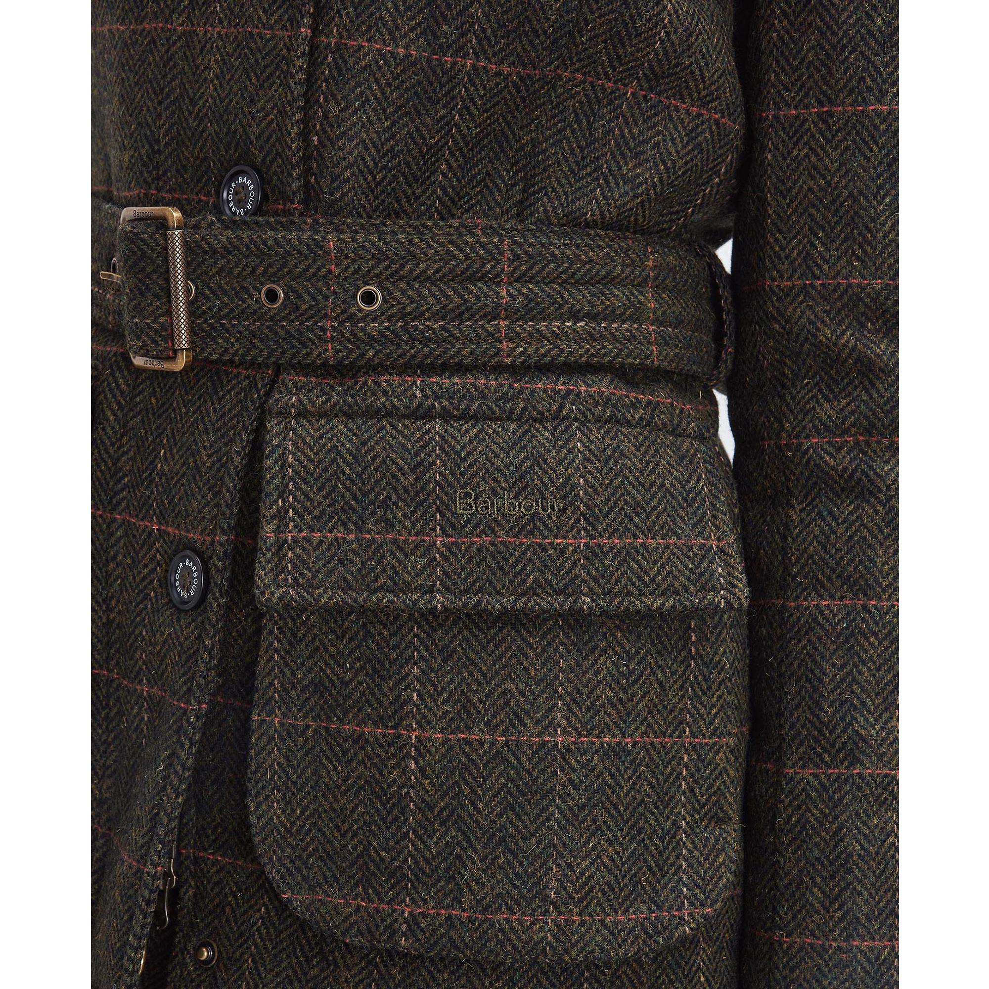 Product image 7 of 8 of Barbour Women's Hollie Wool Jacket - Spiced Pumpkin