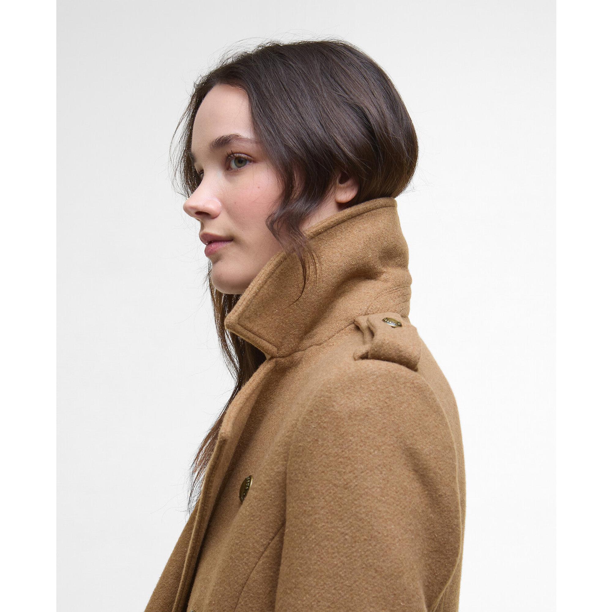 Product image 5 of 9 of Barbour Women's Cottesmore Wool Coat - Camel