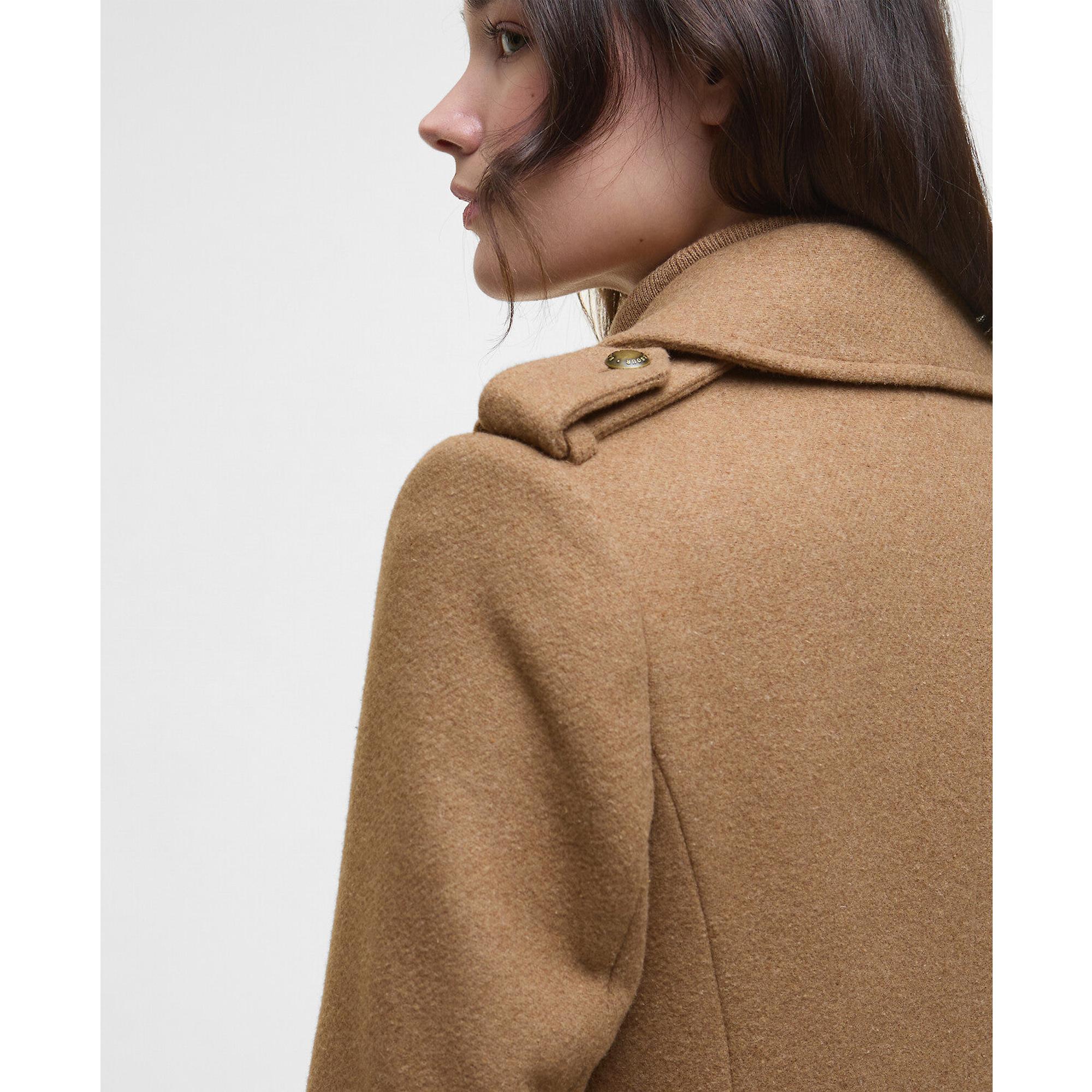 Product image 7 of 9 of Barbour Women's Cottesmore Wool Coat - Camel