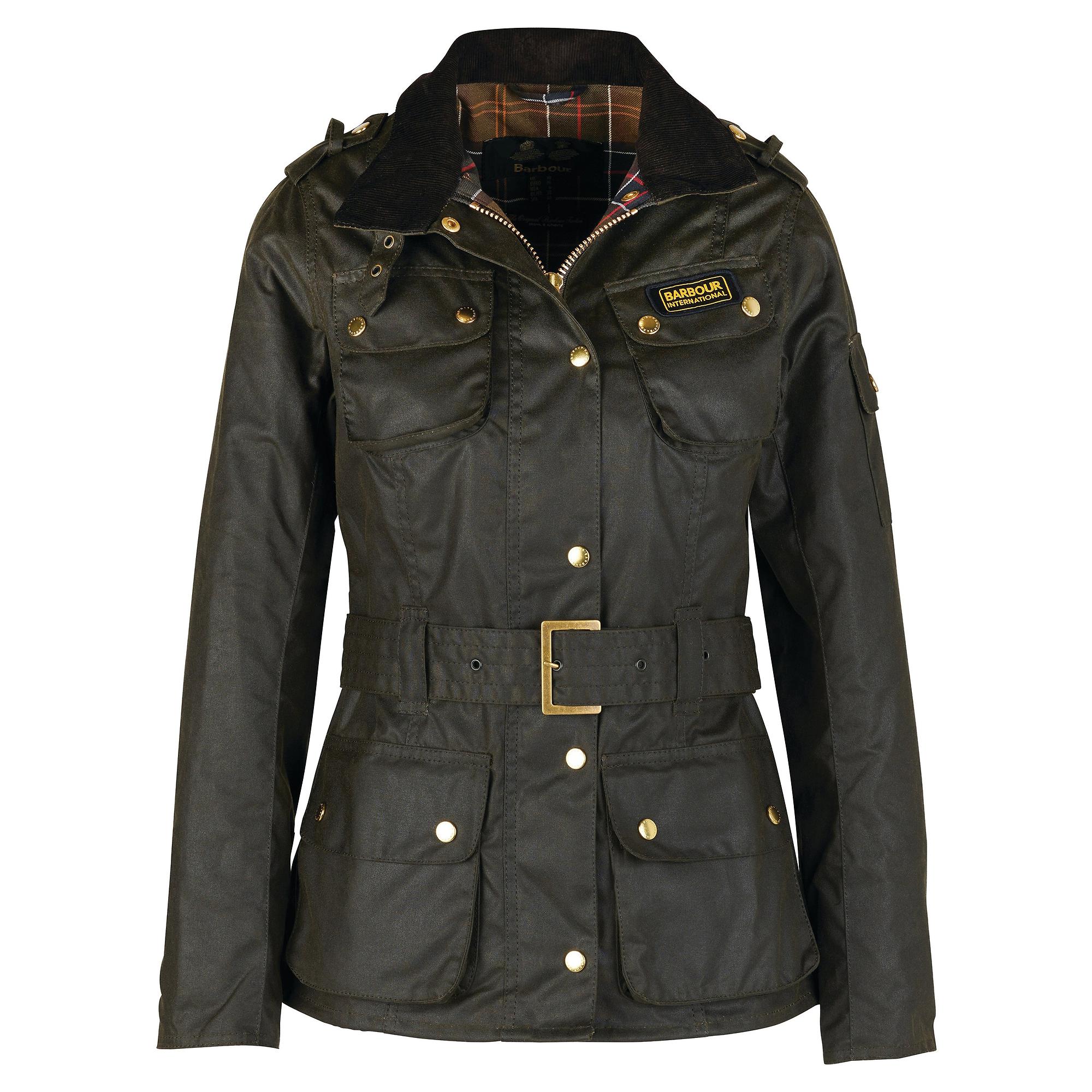 Product image 1 of 13 of Barbour International Women's International Wax Jacket - Olive