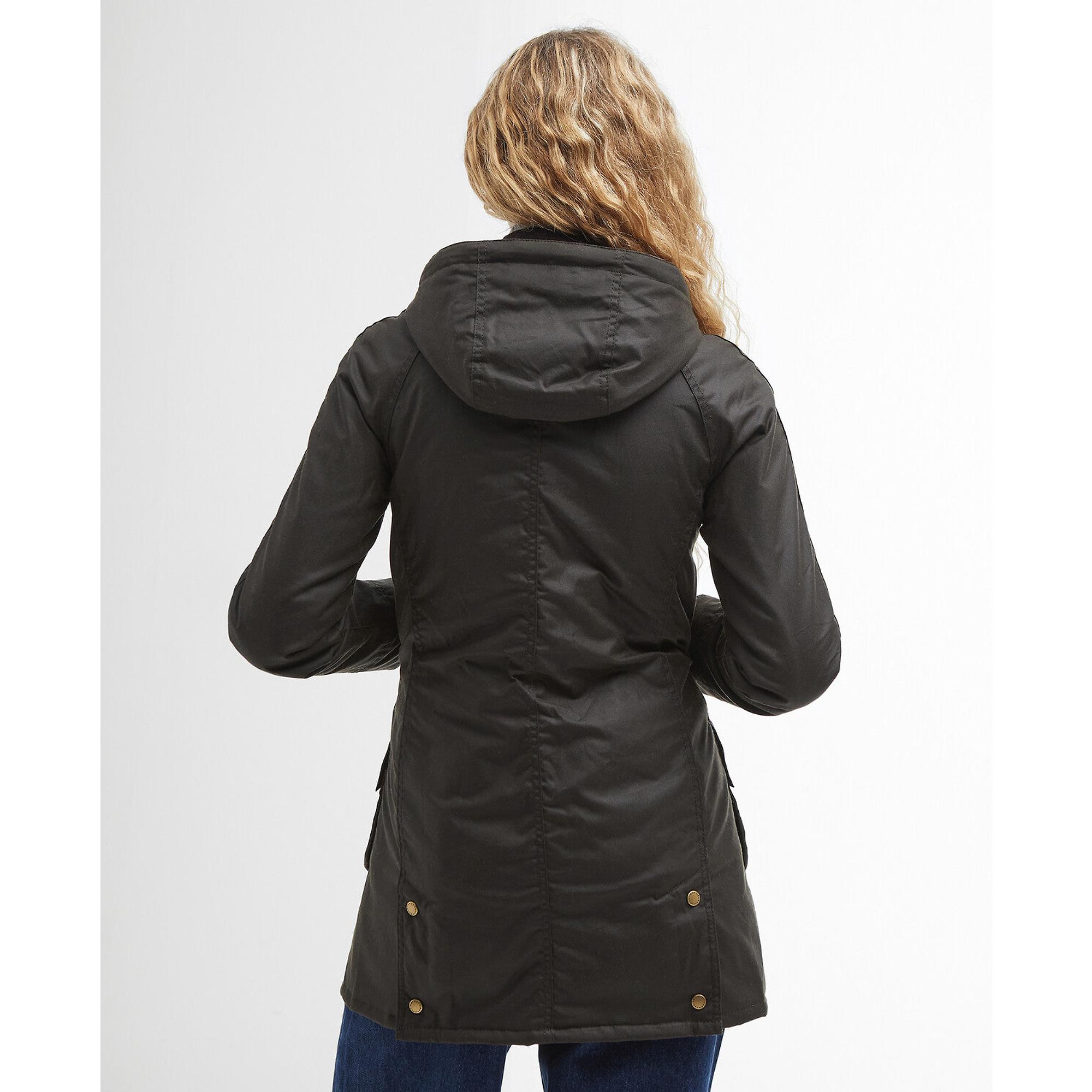 Product image 4 of 11 of Barbour Women's Bower Wax Jacket - Olive/Classic