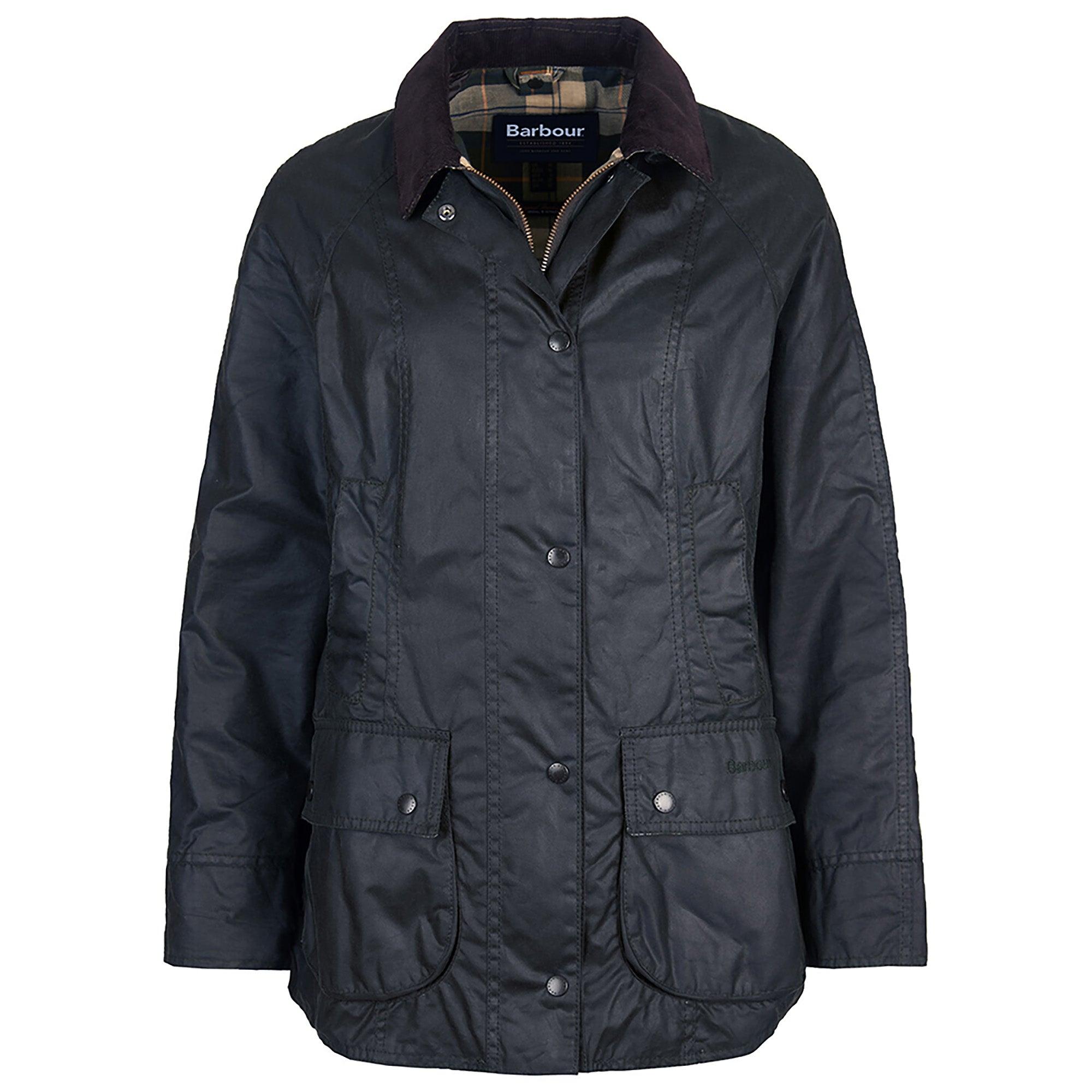 Product image 1 of 10 of Barbour Women's Beadnell Waxed Jacket - Sage