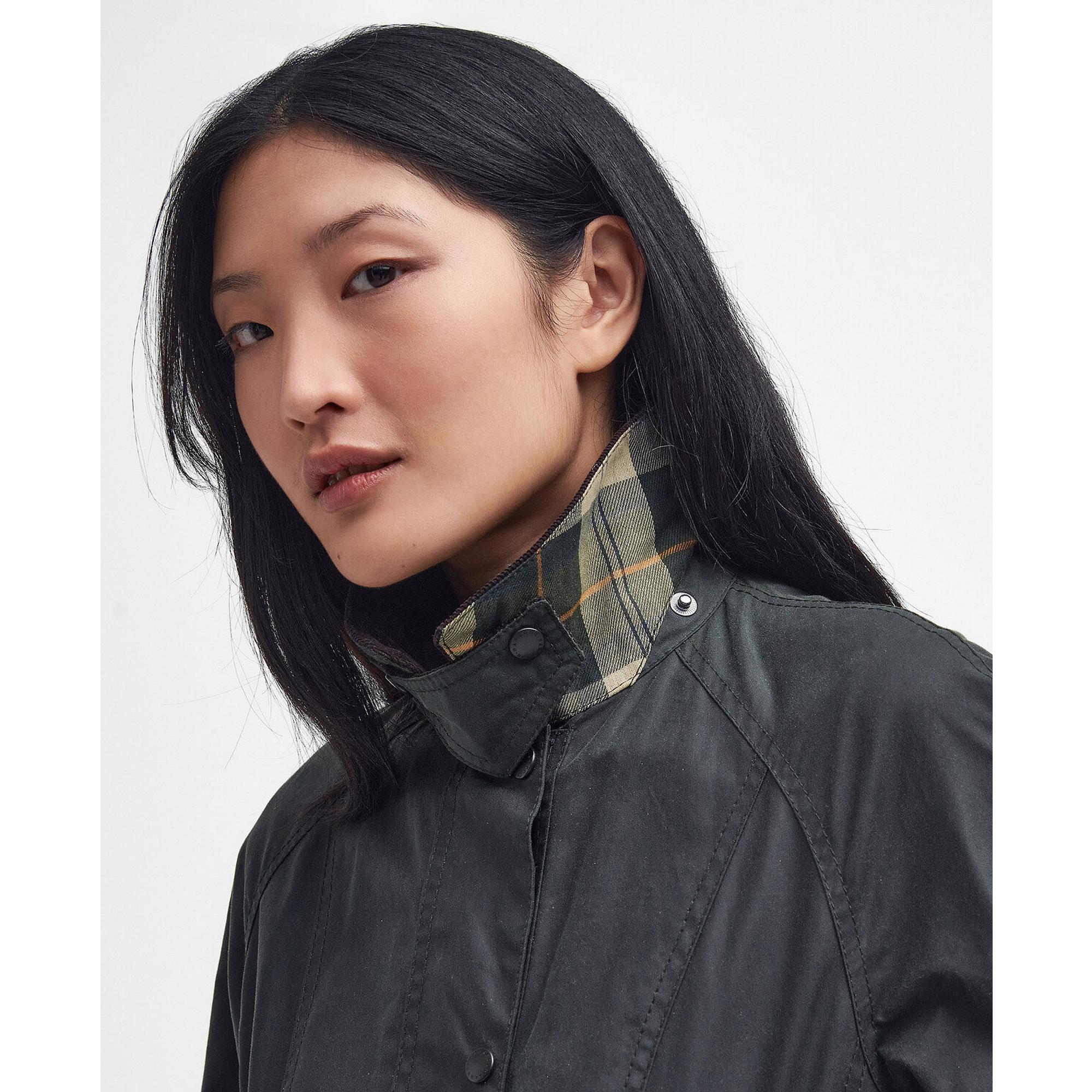 Product image 6 of 10 of Barbour Women's Beadnell Waxed Jacket - Sage