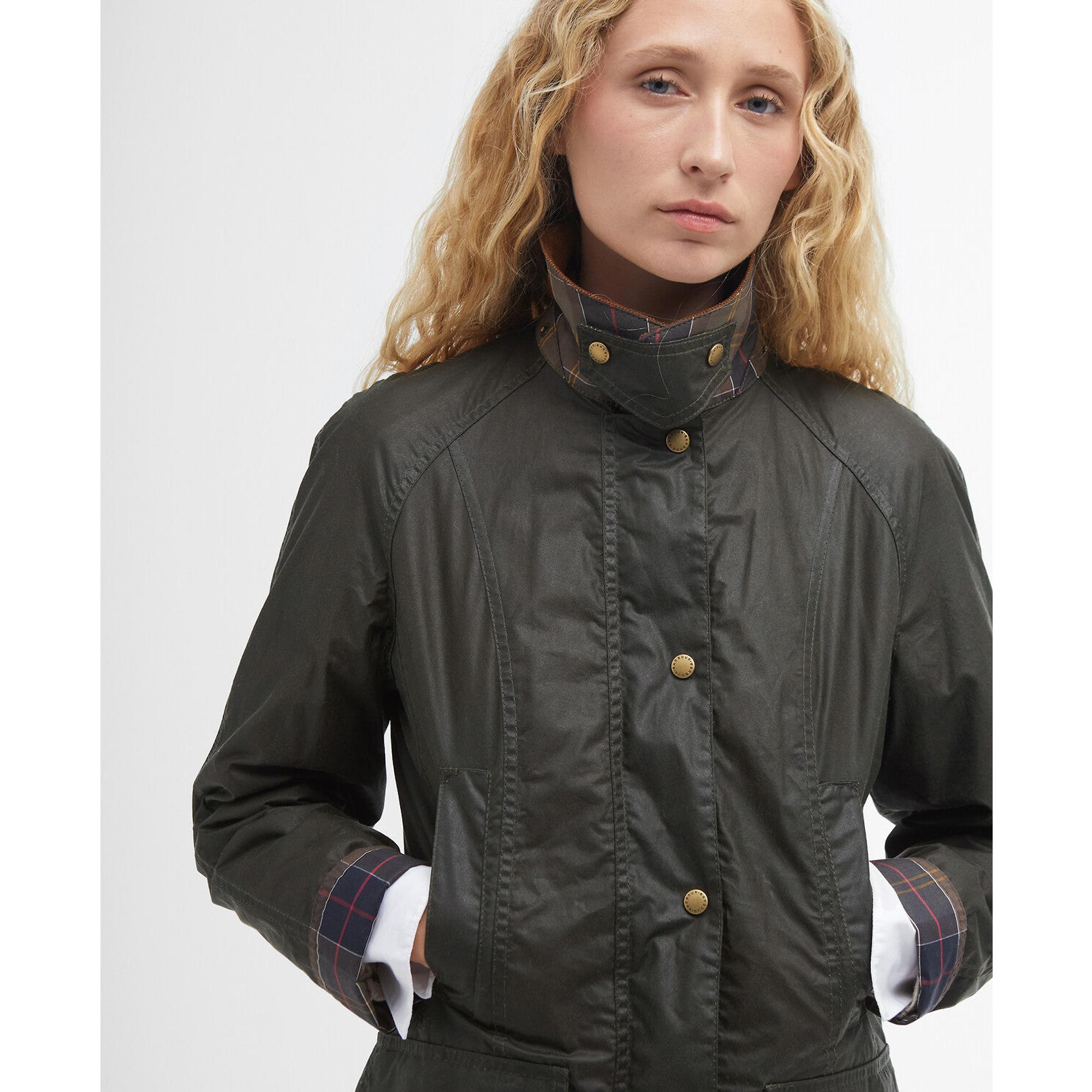 Product image 5 of 7 of Barbour Women's Lightweight Beadnell Wax Jacket - Archive Olive