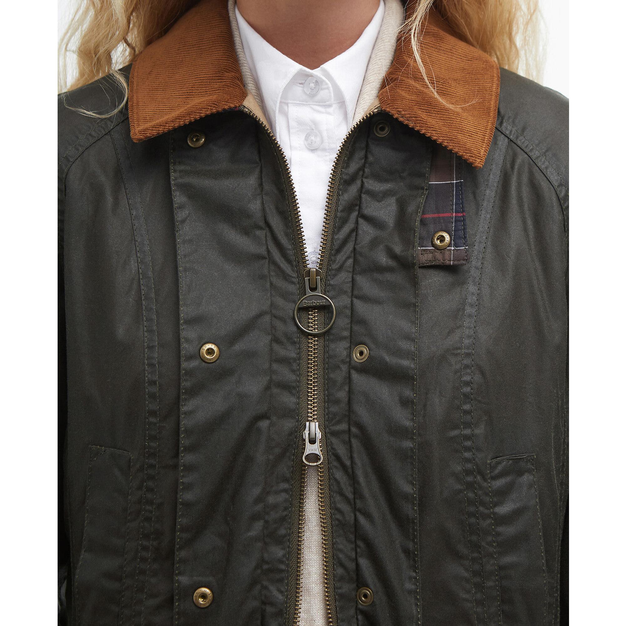 Product image 6 of 7 of Barbour Women's Lightweight Beadnell Wax Jacket - Archive Olive