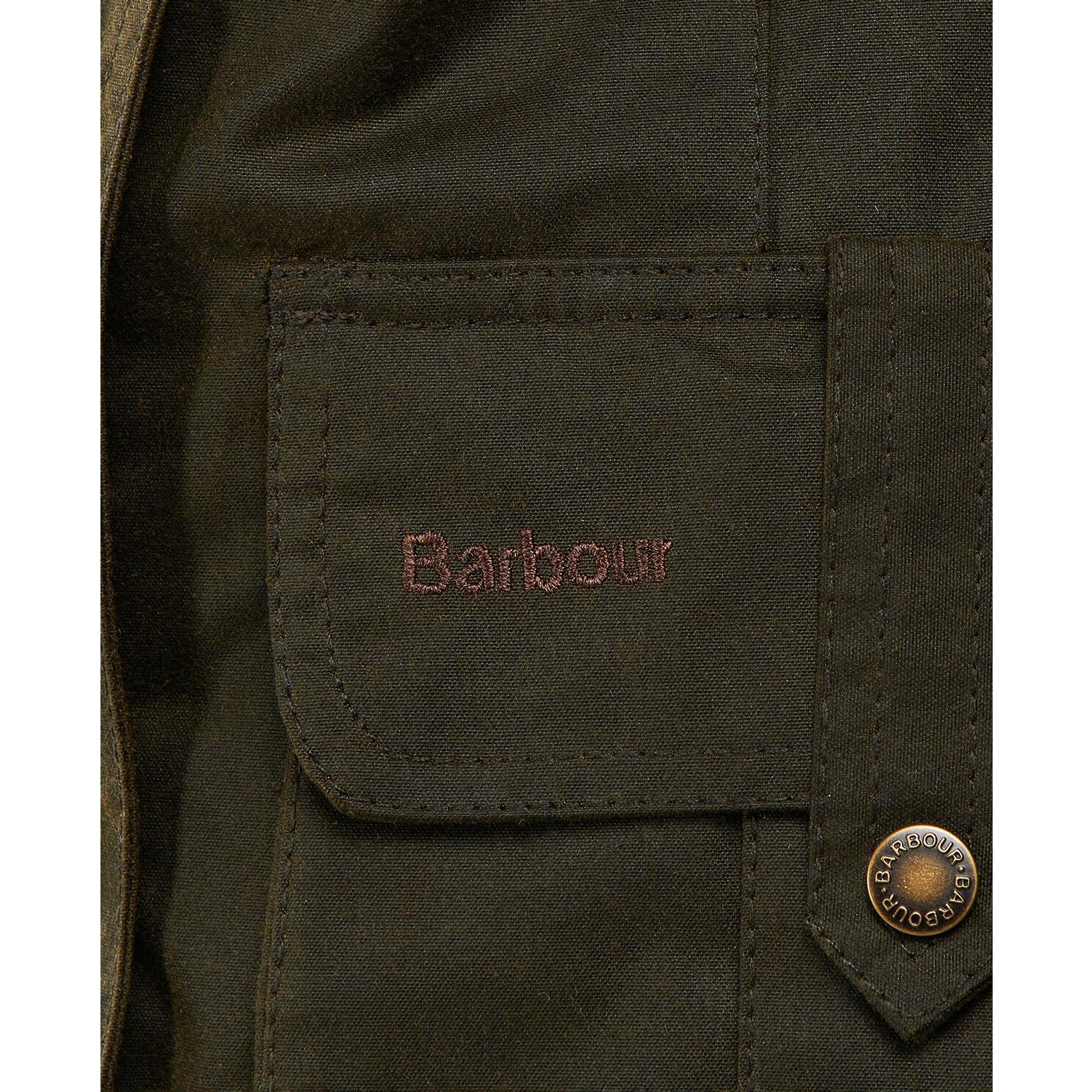Product image 7 of 8 of Barbour Women's Winter Defence Waxed Jacket - Olive/Classic