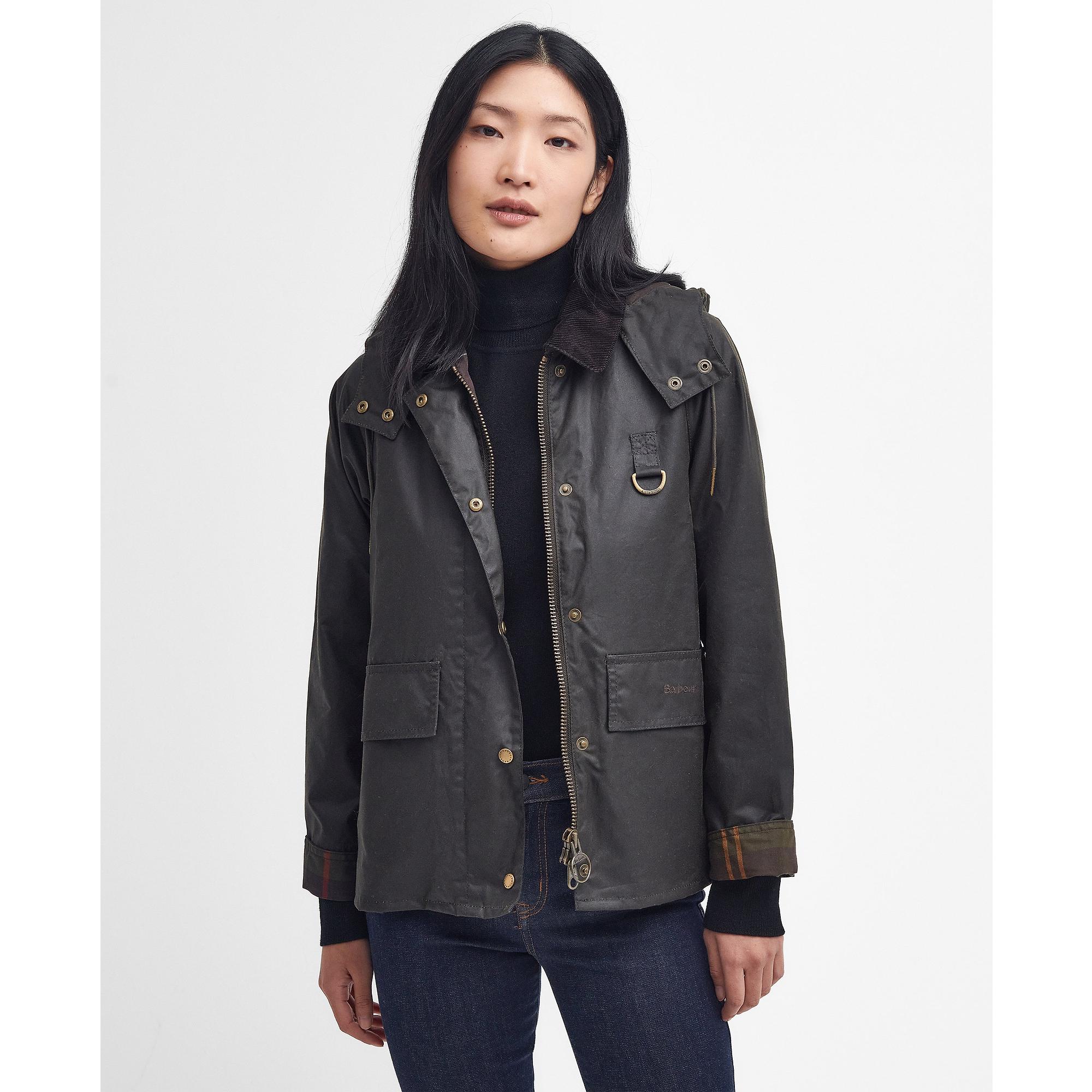 Product image 3 of 6 of Barbour Women's Avon Waxed Jacket - Olive