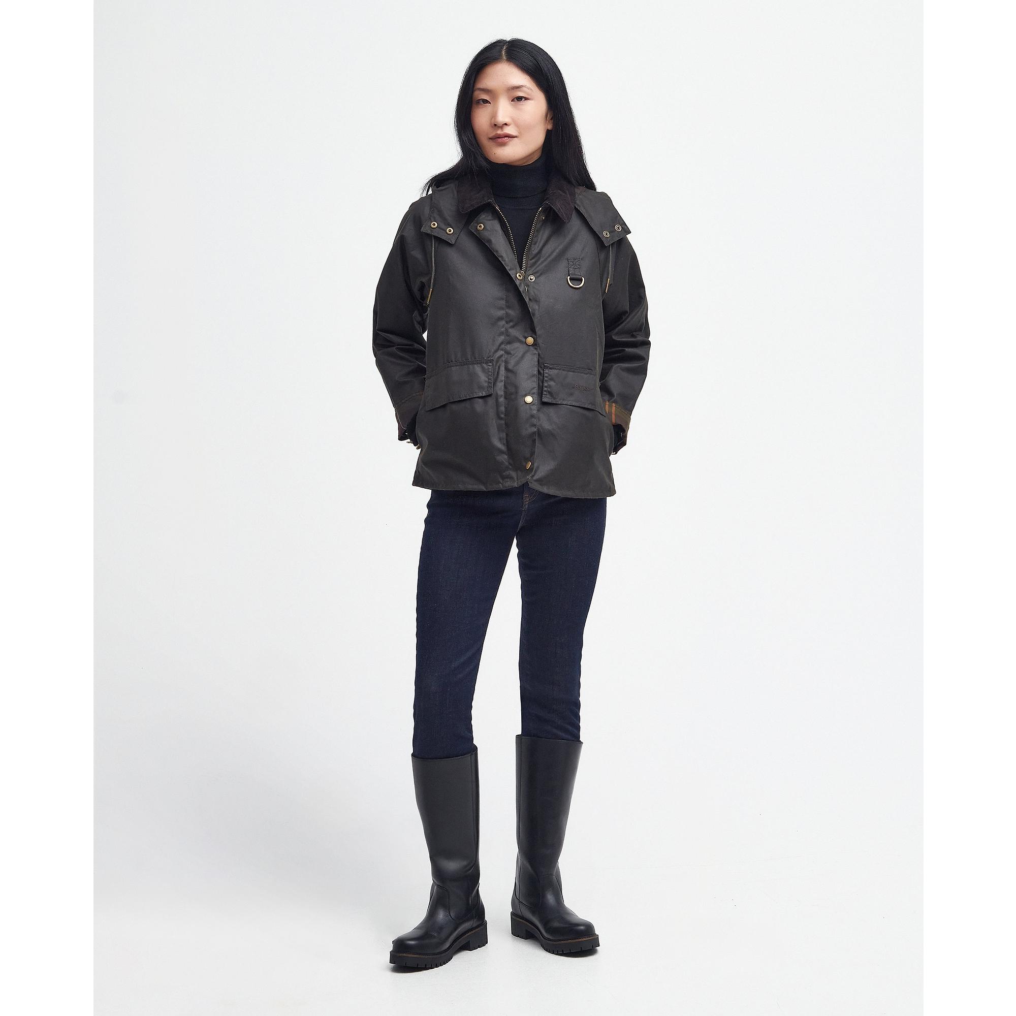 Product image 2 of 6 of Barbour Women's Avon Waxed Jacket - Olive