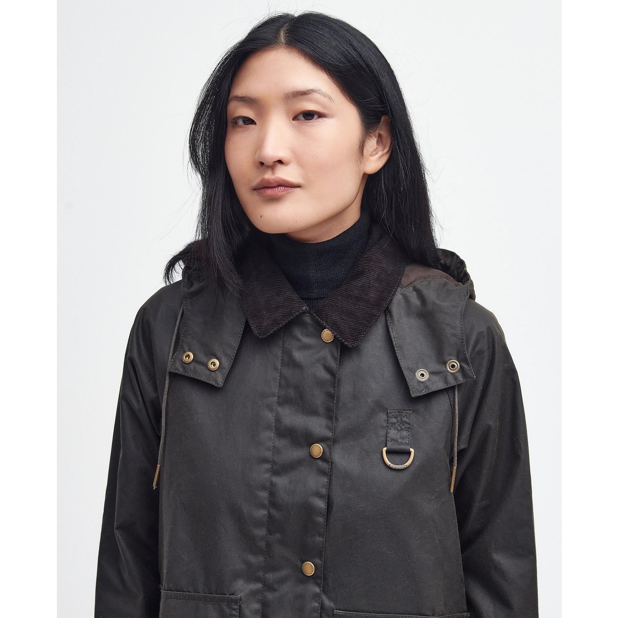 Product image 5 of 6 of Barbour Women's Avon Waxed Jacket - Olive