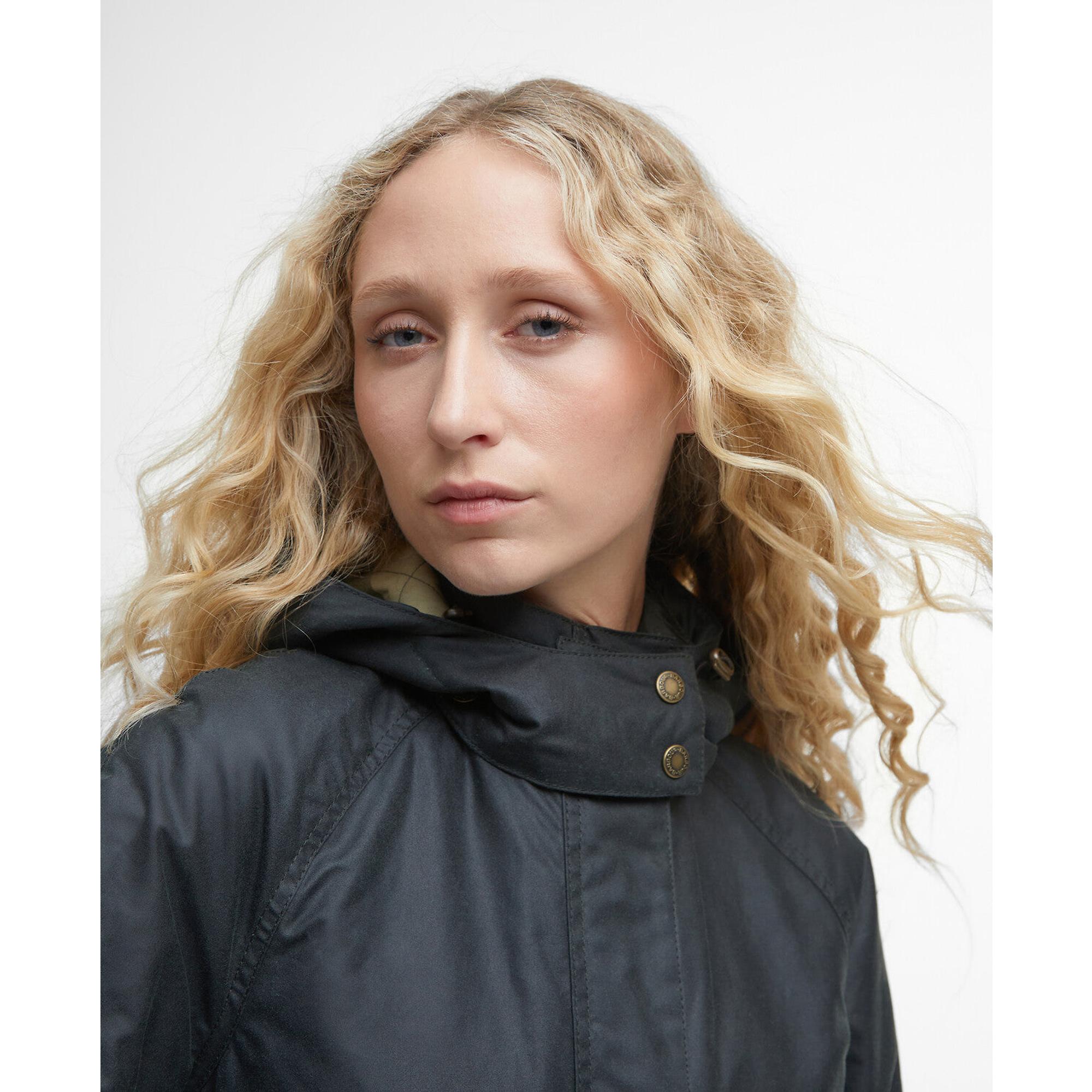 Product image 5 of 7 of Barbour Women's Cannich Waxed Jacket - Sage/Ancient