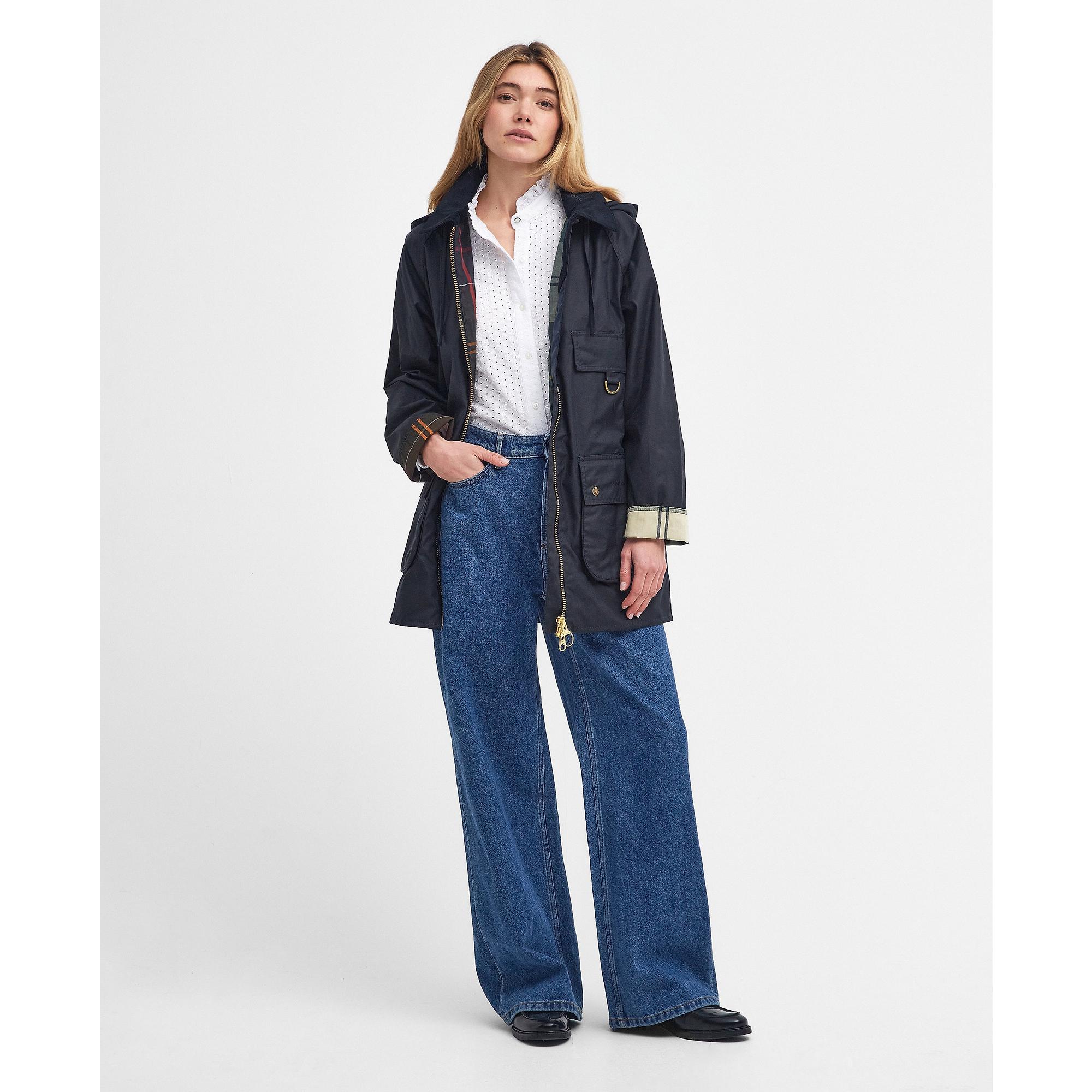 Product image 2 of 7 of Barbour Women's Highclere Wax Jacket - Navy
