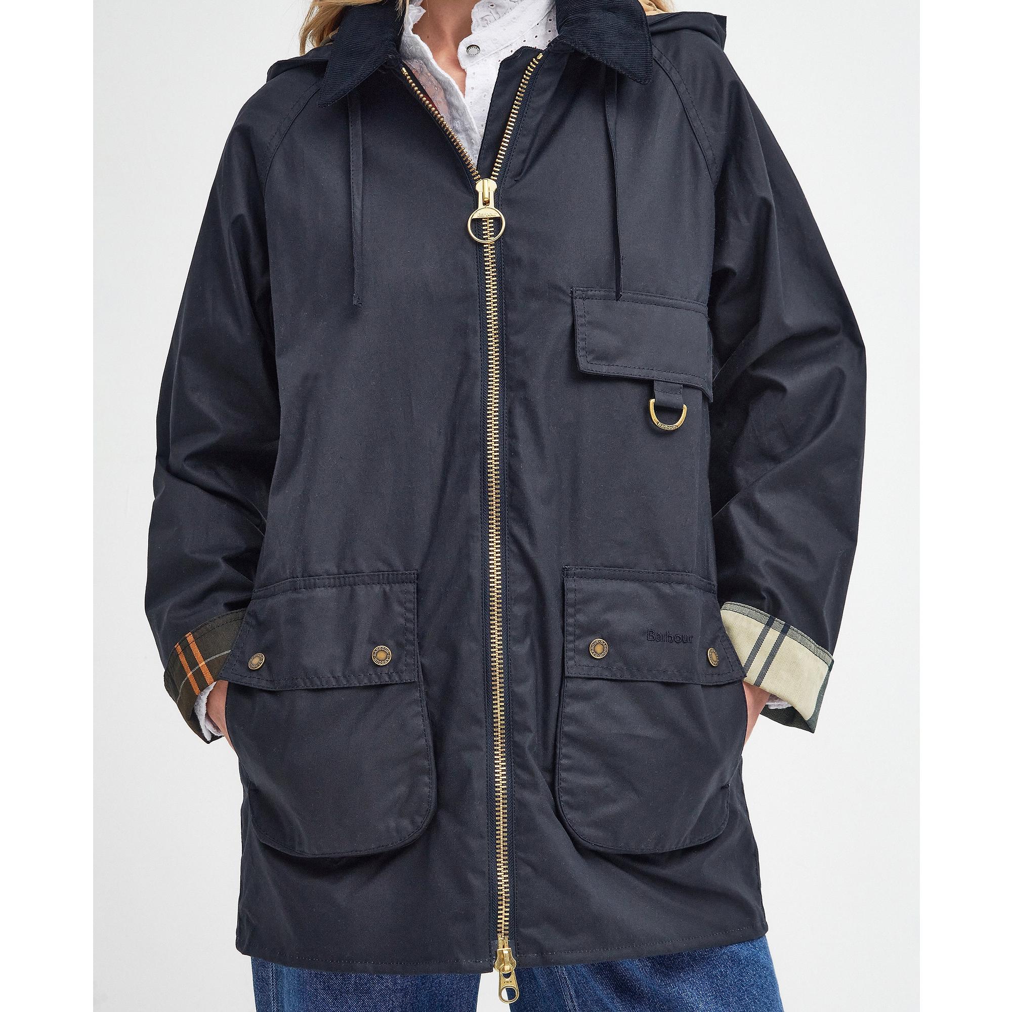 Product image 6 of 7 of Barbour Women's Highclere Wax Jacket - Navy