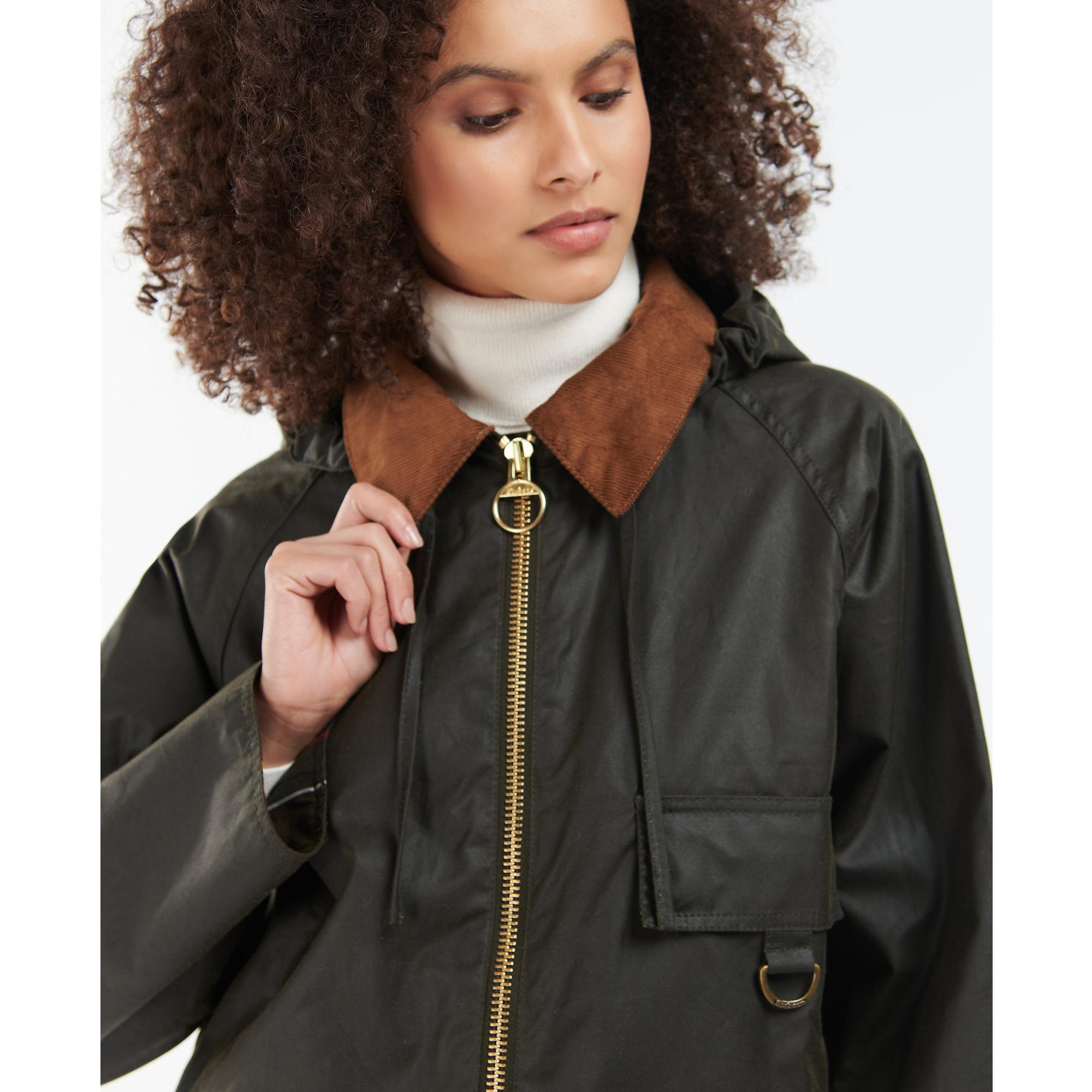 Product image 6 of 8 of Barbour Women's Highclere Wax Jacket - Olive