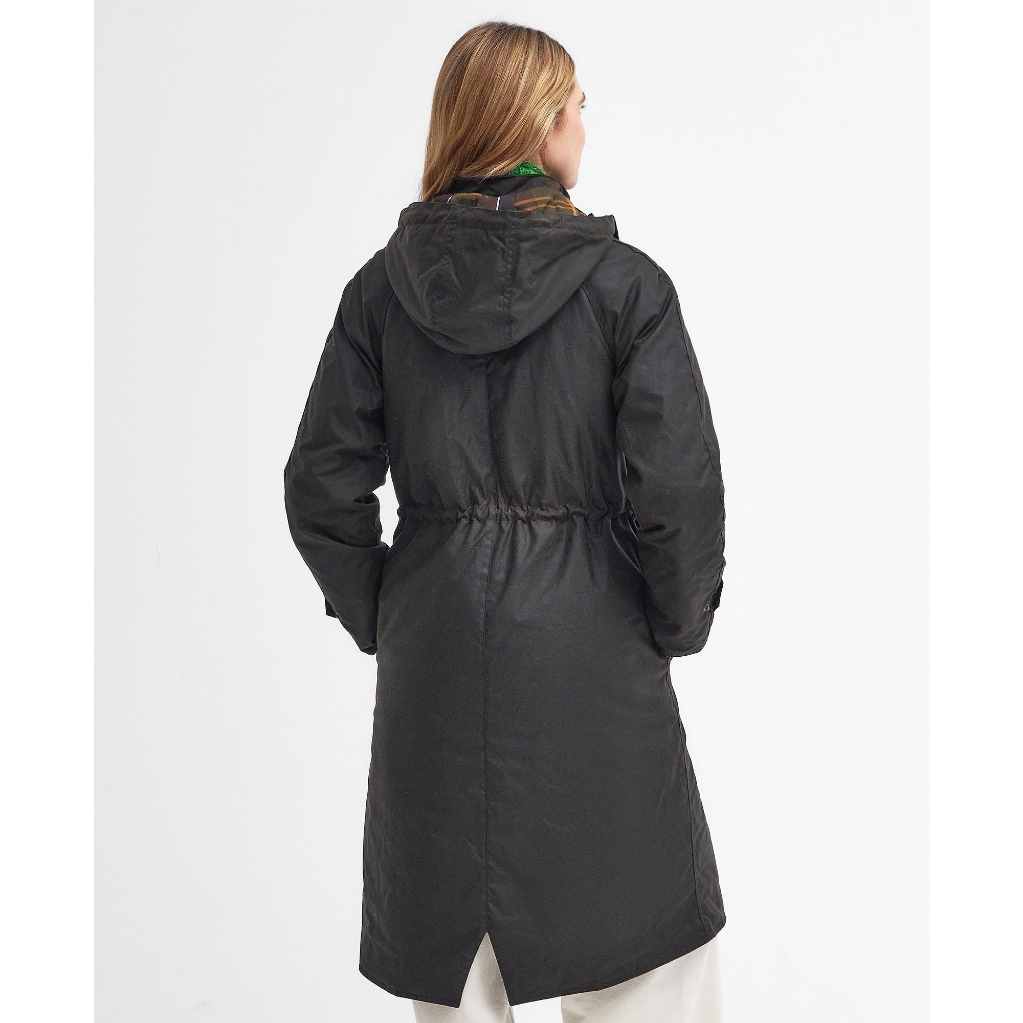 Product image 4 of 8 of Barbour Women's Long Cannich Wax Jacket - Olive