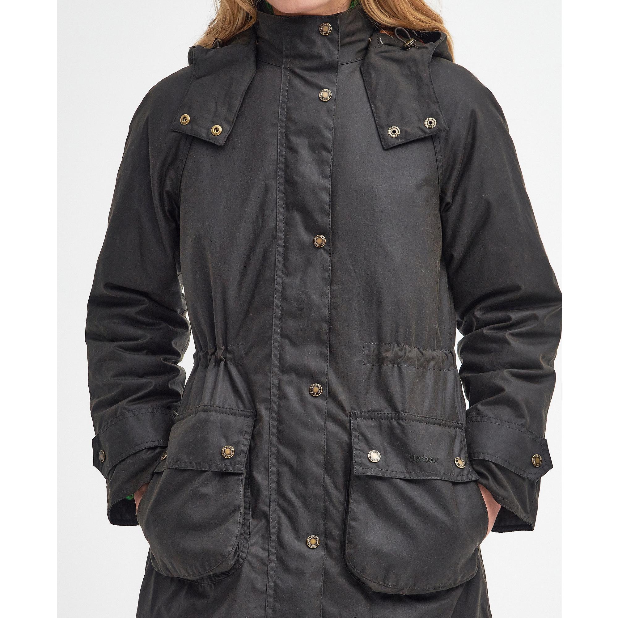 Product image 6 of 8 of Barbour Women's Long Cannich Wax Jacket - Olive