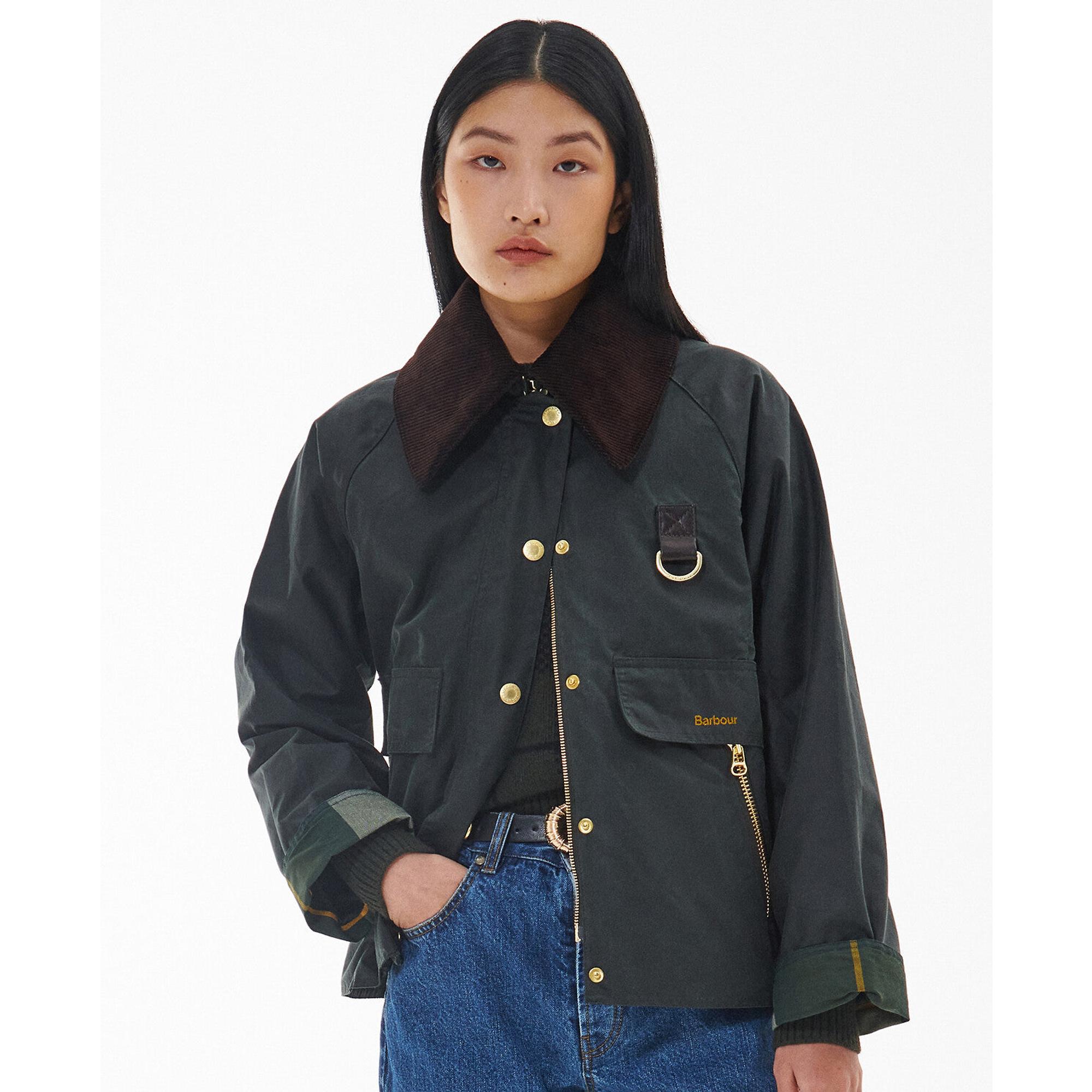 Product image 2 of 8 of Barbour Women's Catton Wax Jacket - Sage/Ancient