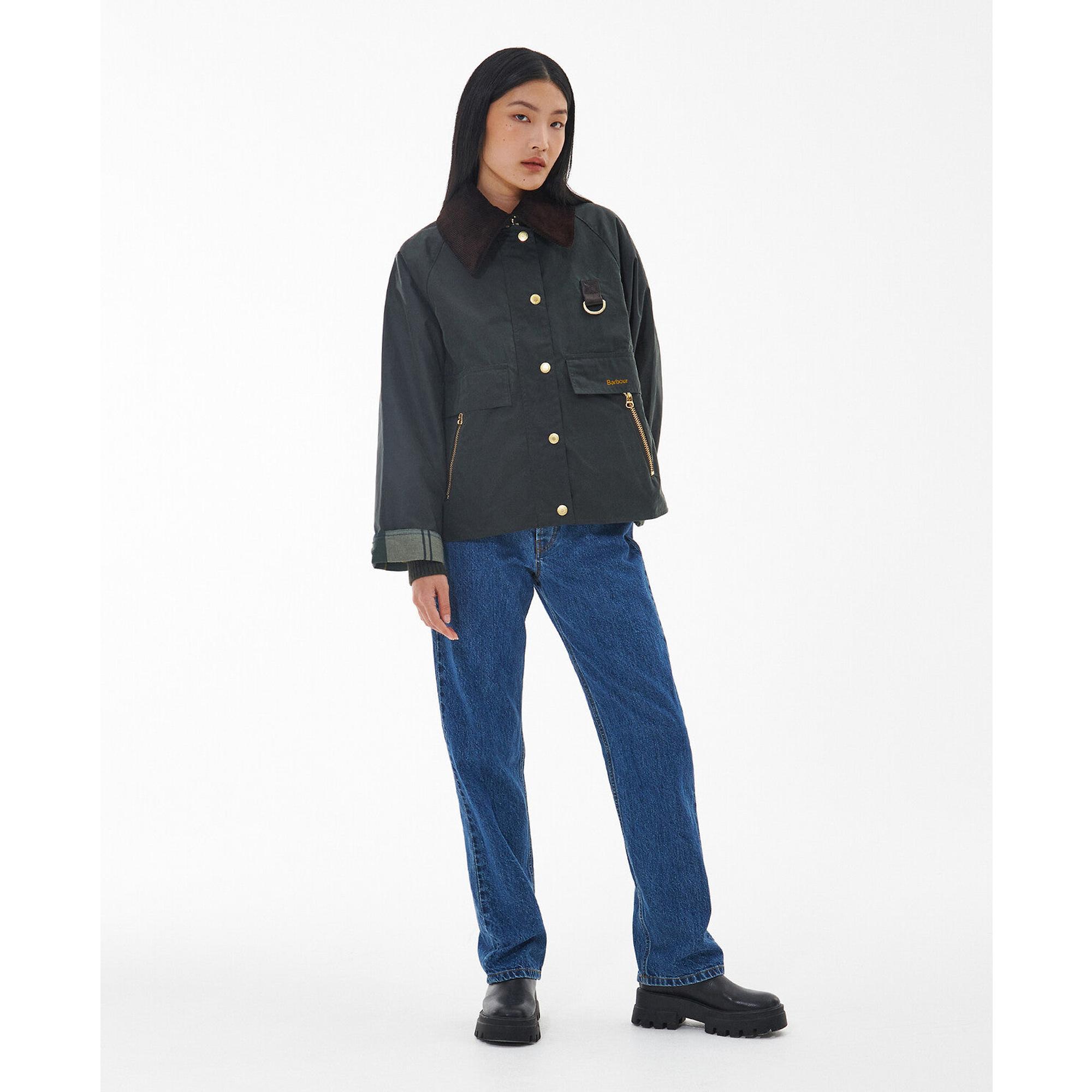Product image 3 of 8 of Barbour Women's Catton Wax Jacket - Sage/Ancient