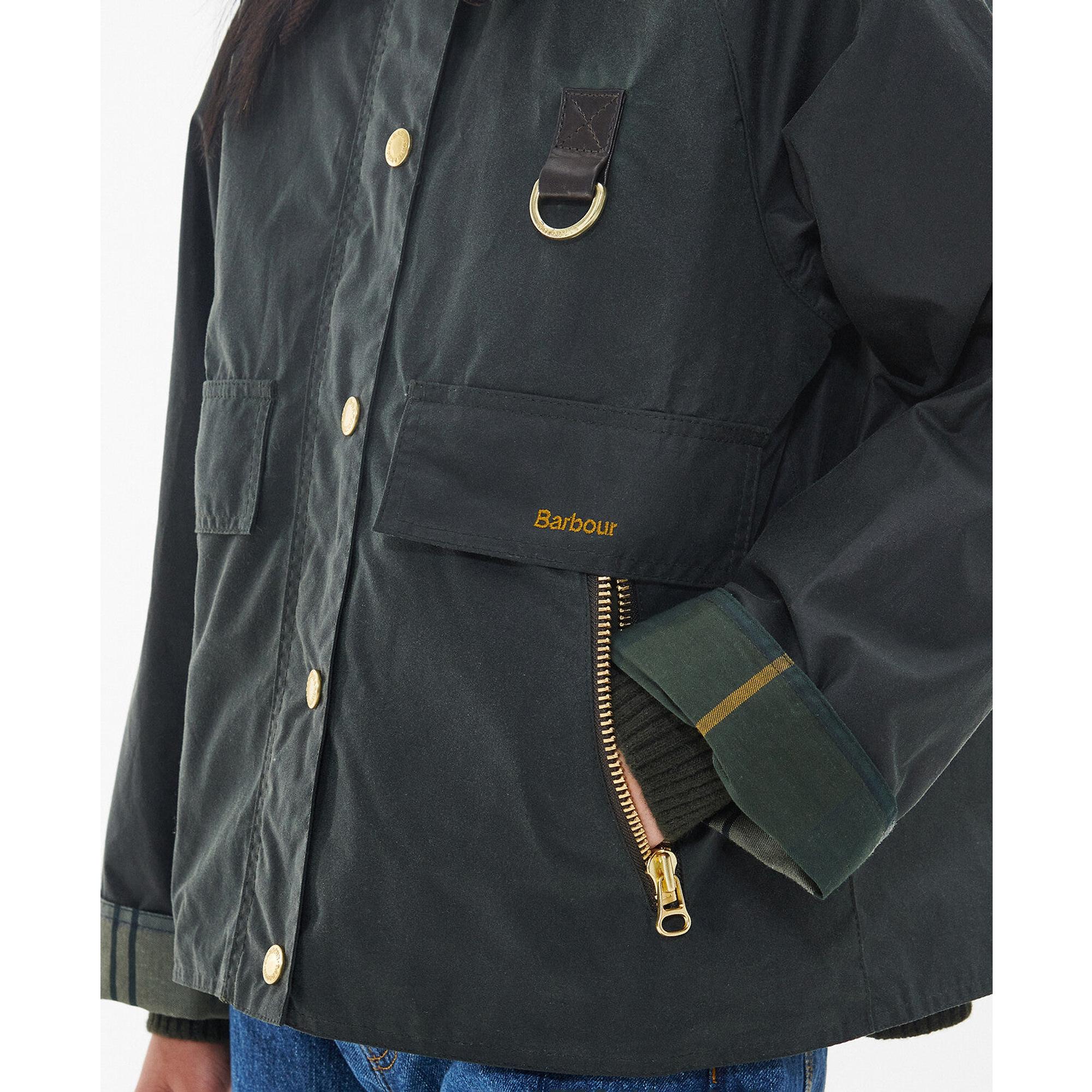 Product image 7 of 8 of Barbour Women's Catton Wax Jacket - Sage/Ancient