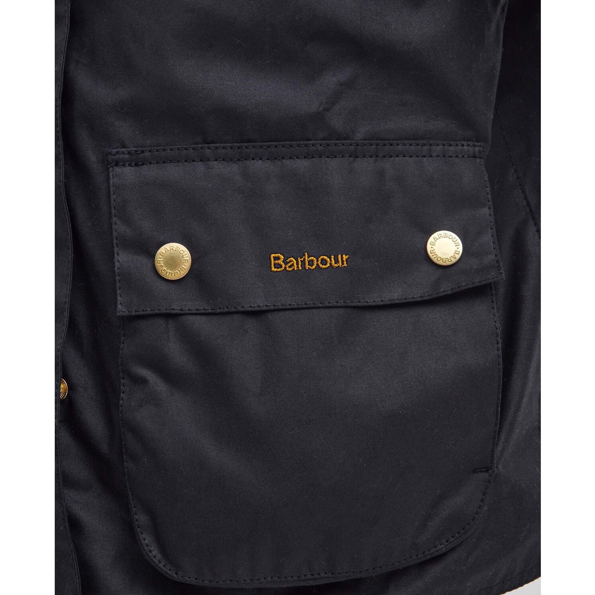 Product image 7 of 9 of Barbour Women's Reighton Spey Wax Jacket - Black/Classic