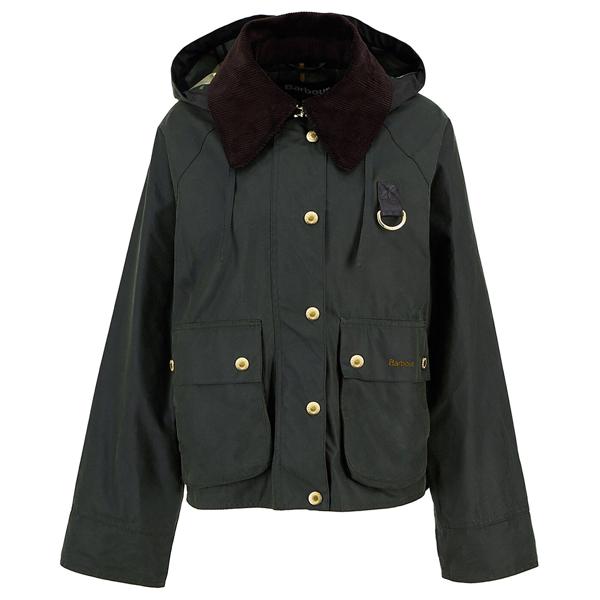 Product image 1 of 7 of Barbour Women's Reighton Spey Wax Jacket - Fern/Ancient